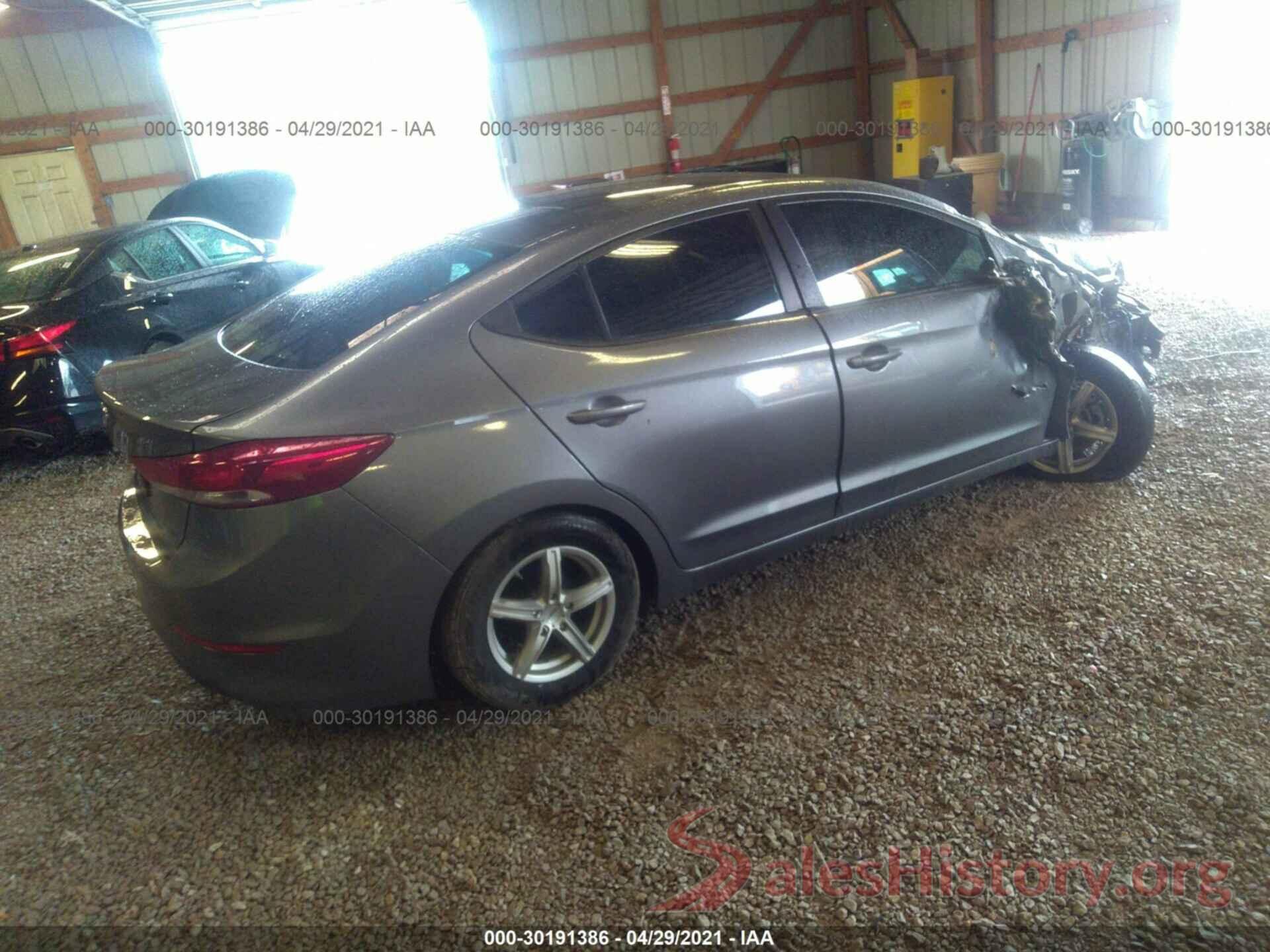 5NPD74LFXJH350261 2018 HYUNDAI ELANTRA