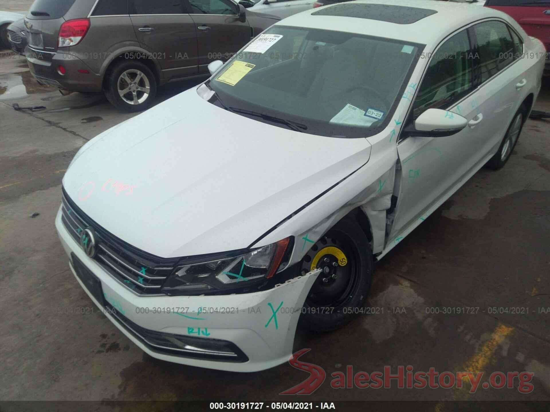 1VWBA7A32JC045381 2018 VOLKSWAGEN PASSAT