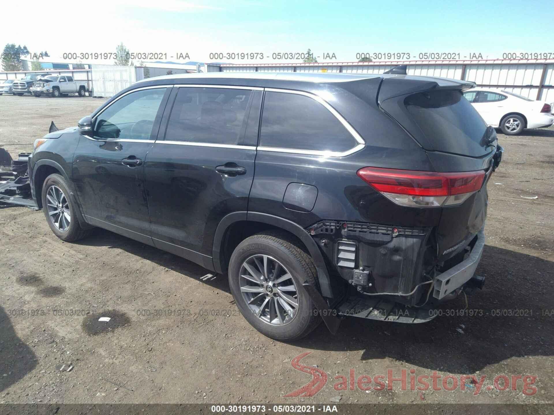 5TDKZRFH3KS558148 2019 TOYOTA HIGHLANDER