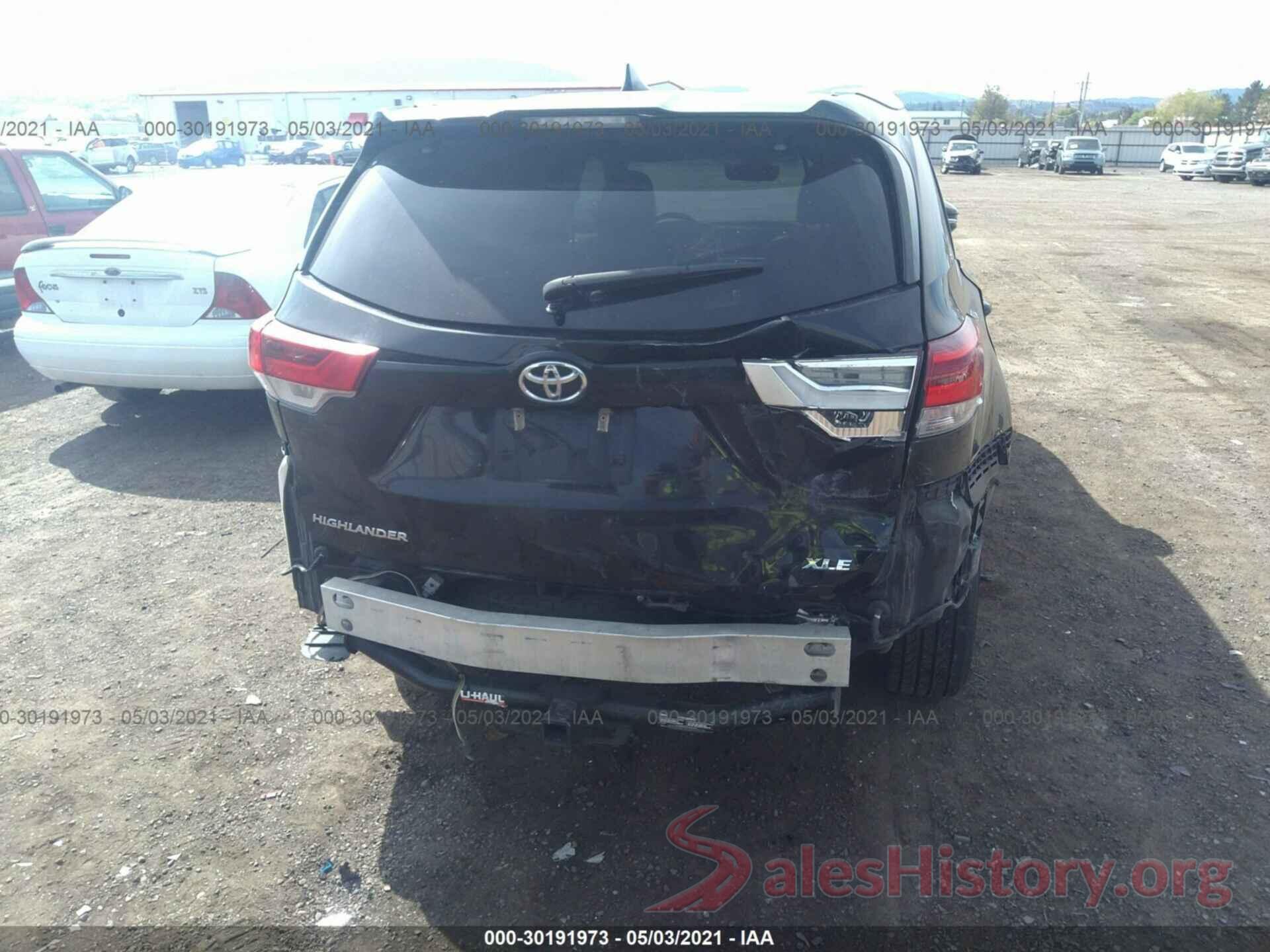 5TDKZRFH3KS558148 2019 TOYOTA HIGHLANDER