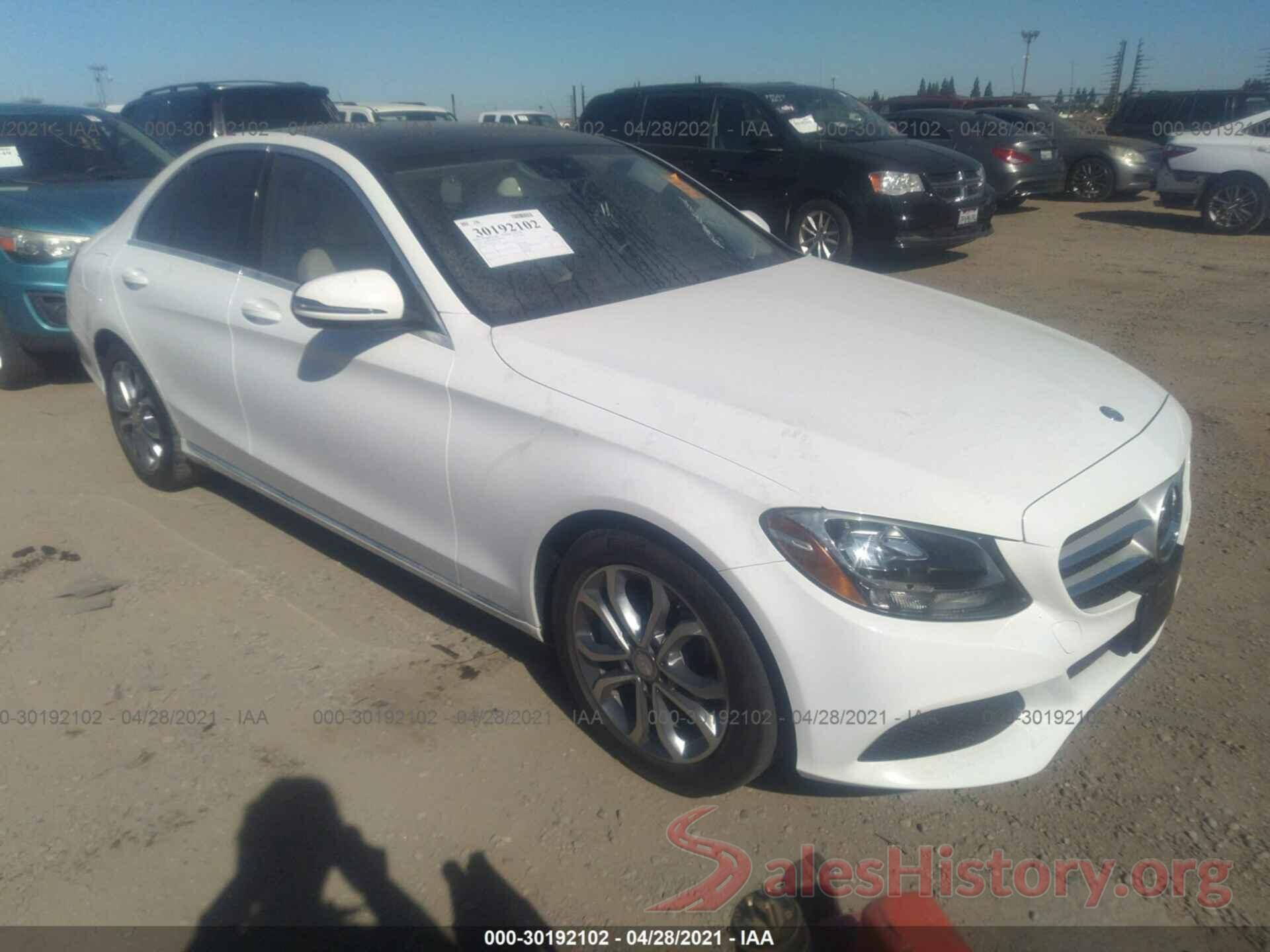 55SWF4JBXGU132399 2016 MERCEDES-BENZ C-CLASS