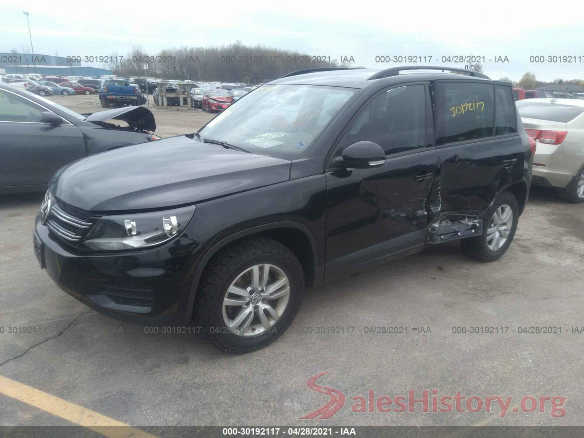 WVGBV7AX9GW597568 2016 VOLKSWAGEN TIGUAN