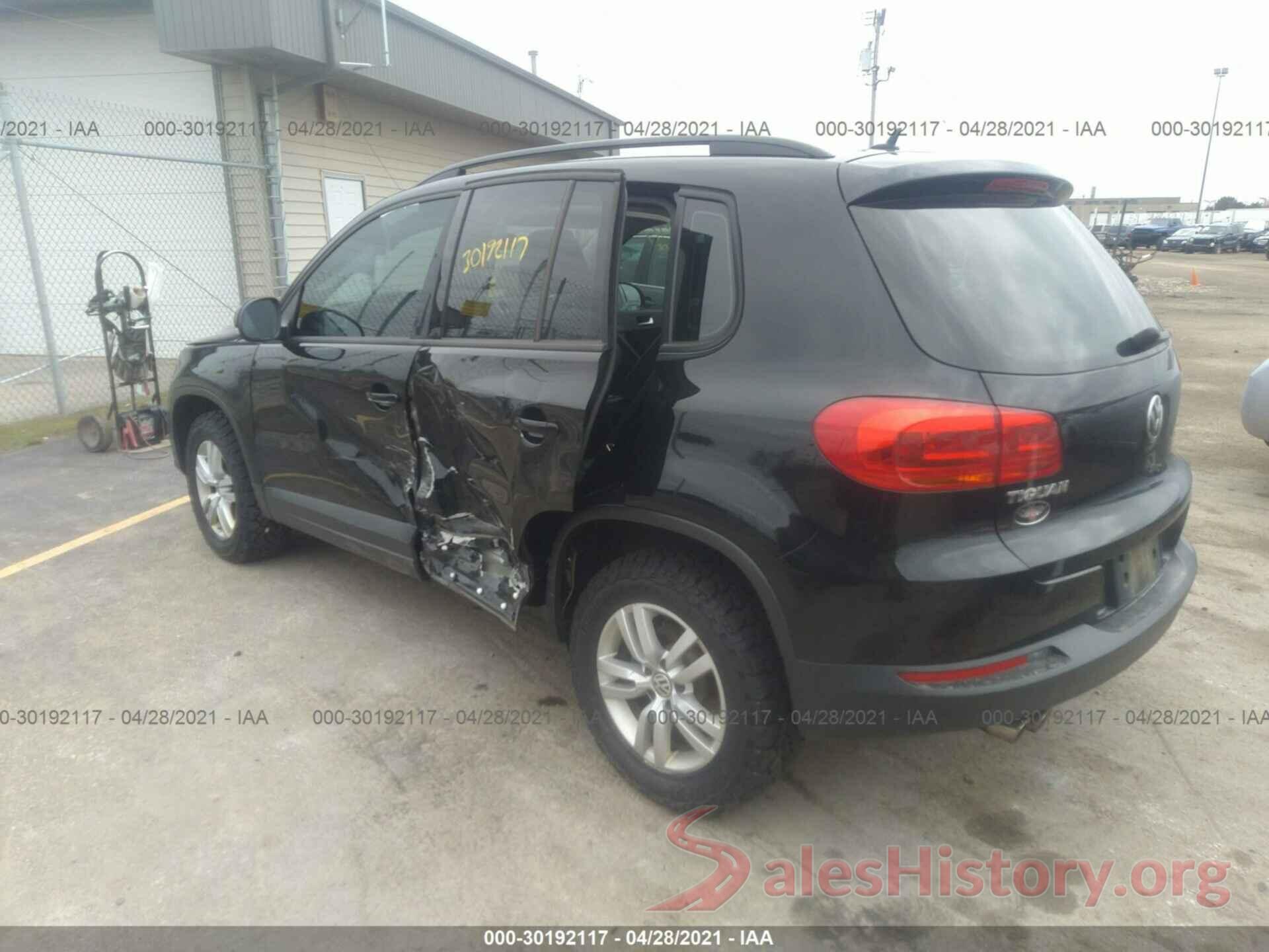 WVGBV7AX9GW597568 2016 VOLKSWAGEN TIGUAN