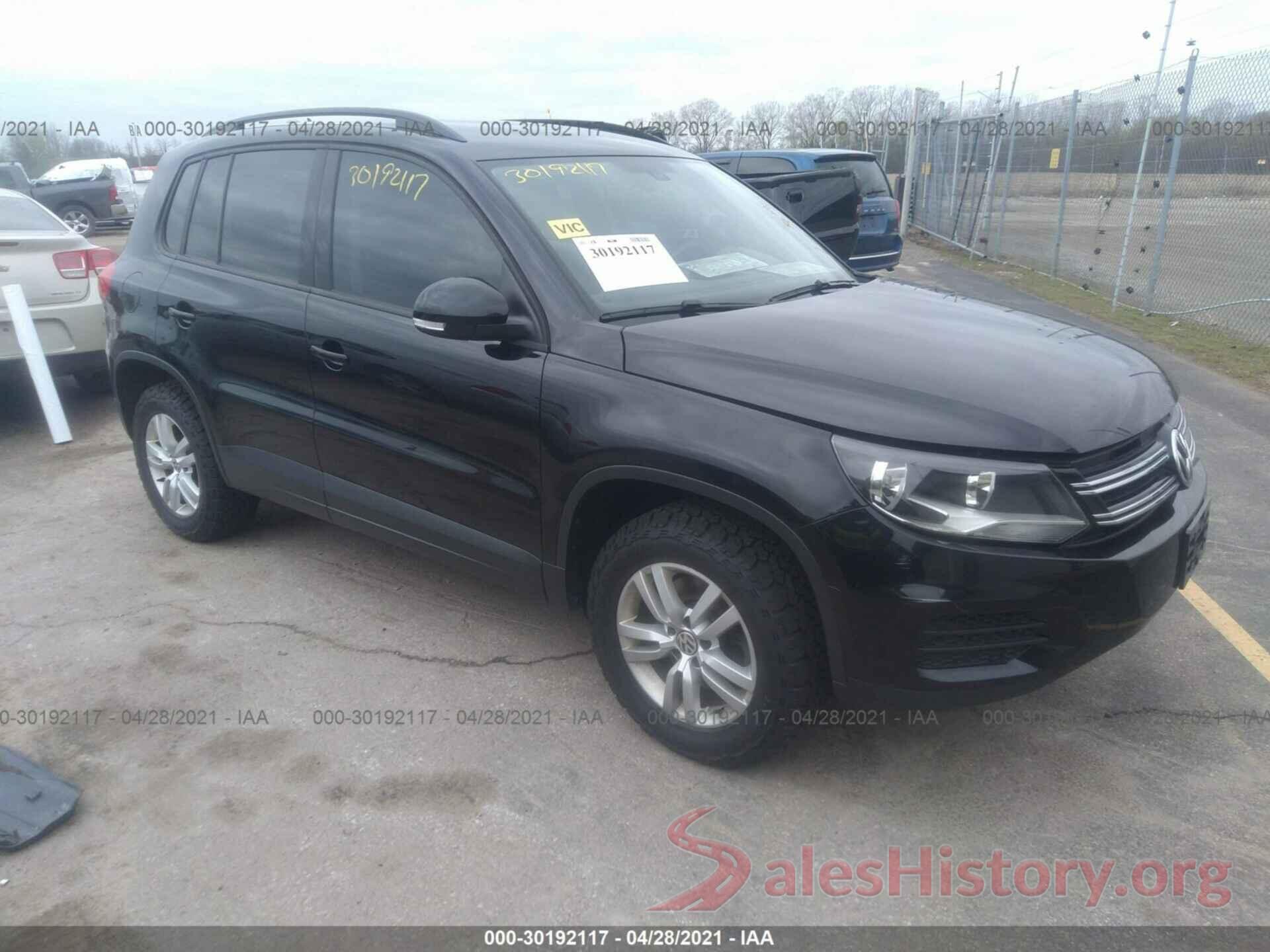 WVGBV7AX9GW597568 2016 VOLKSWAGEN TIGUAN