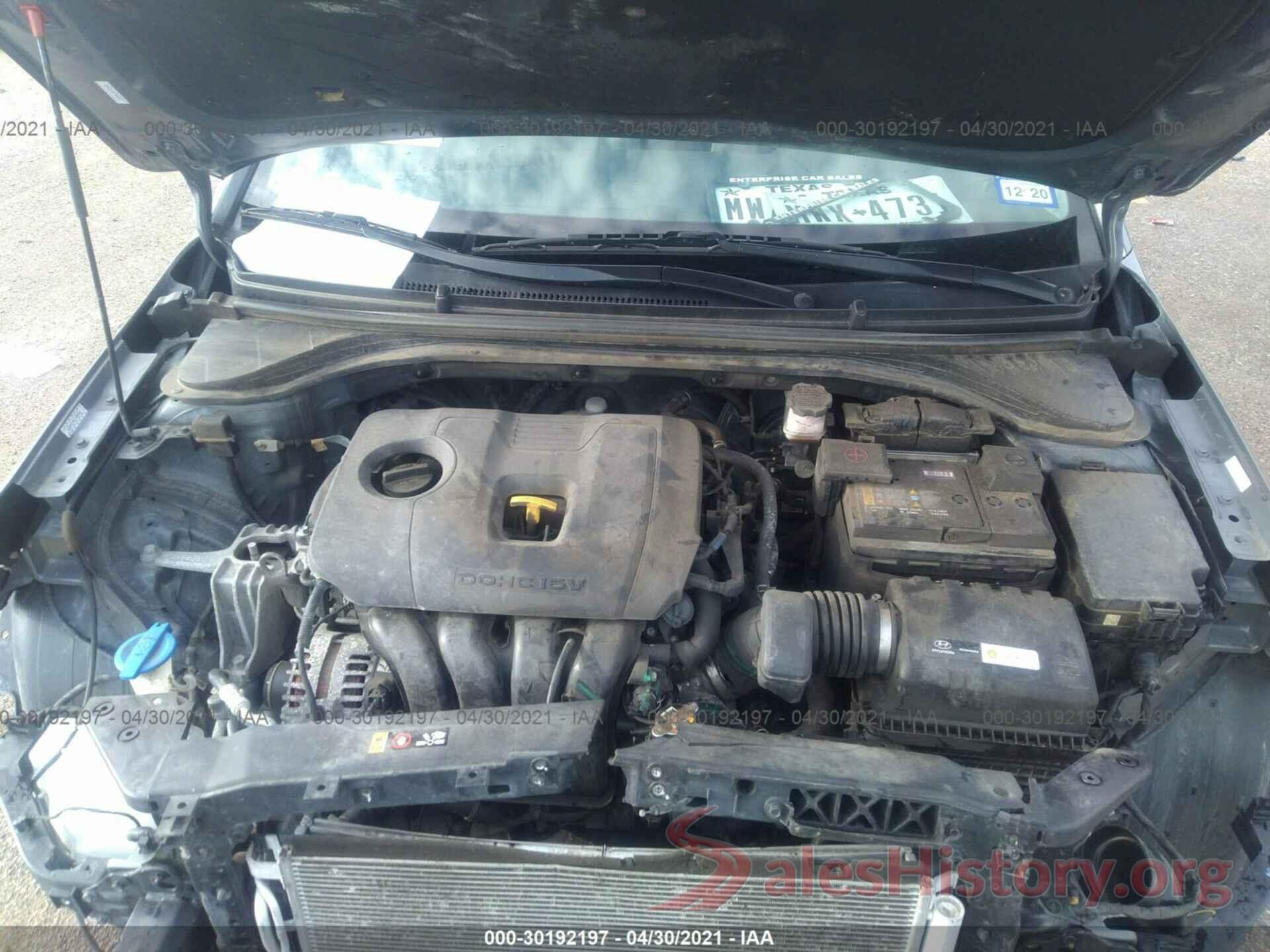 KMHD84LF4KU734875 2019 HYUNDAI ELANTRA