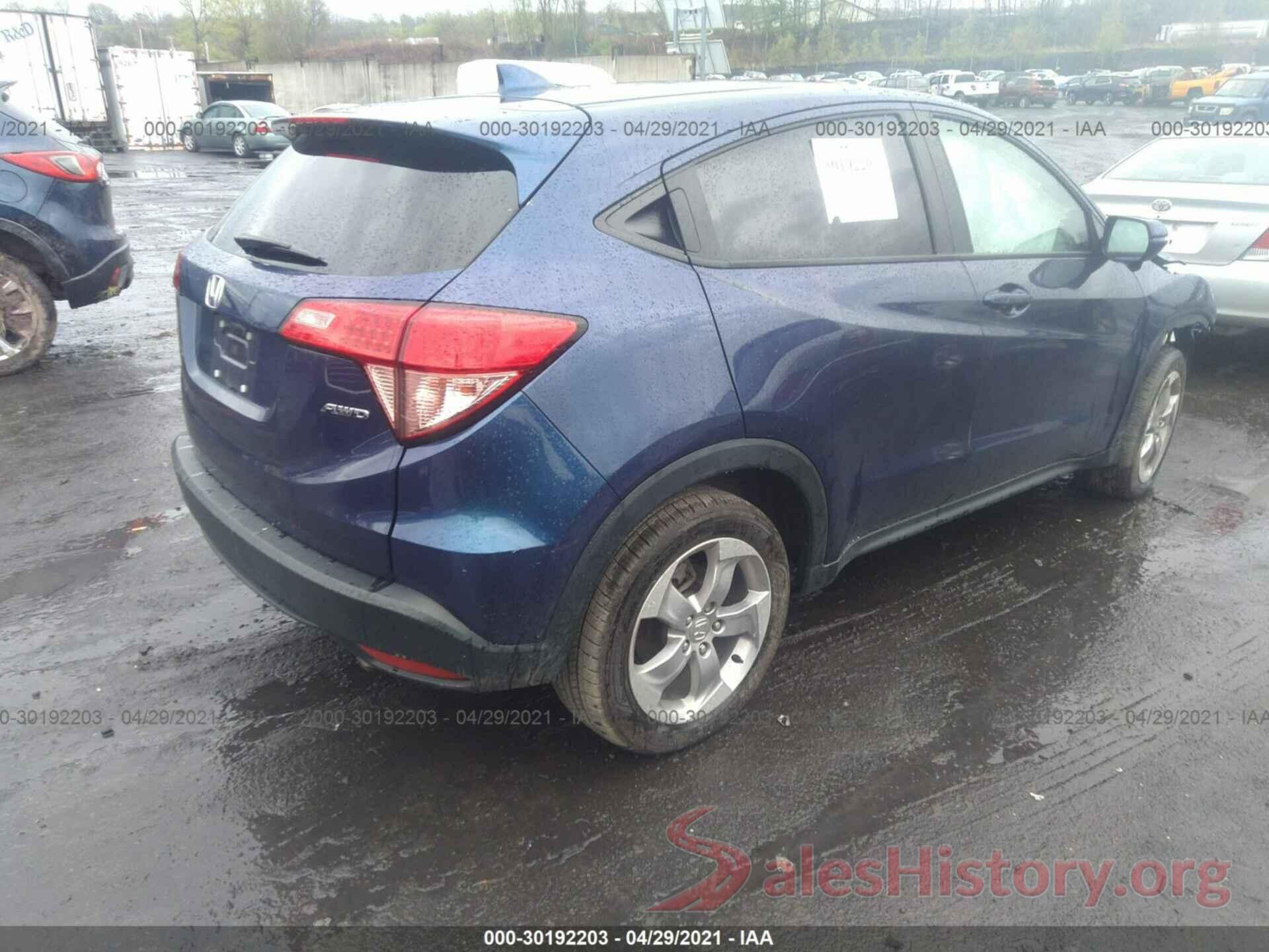 3CZRU6H55HG710124 2017 HONDA HR-V