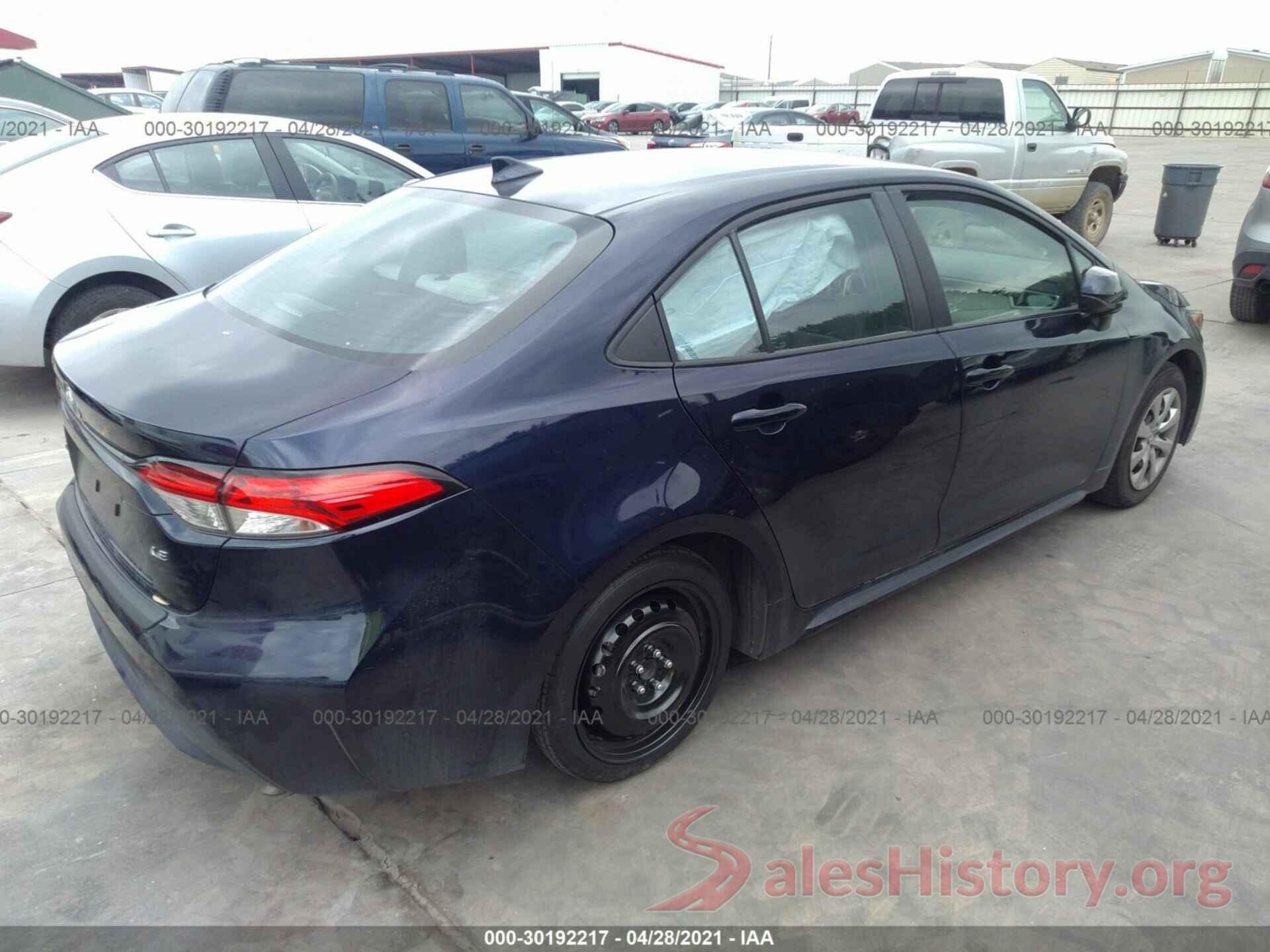 5YFEPRAE0LP123954 2020 TOYOTA COROLLA