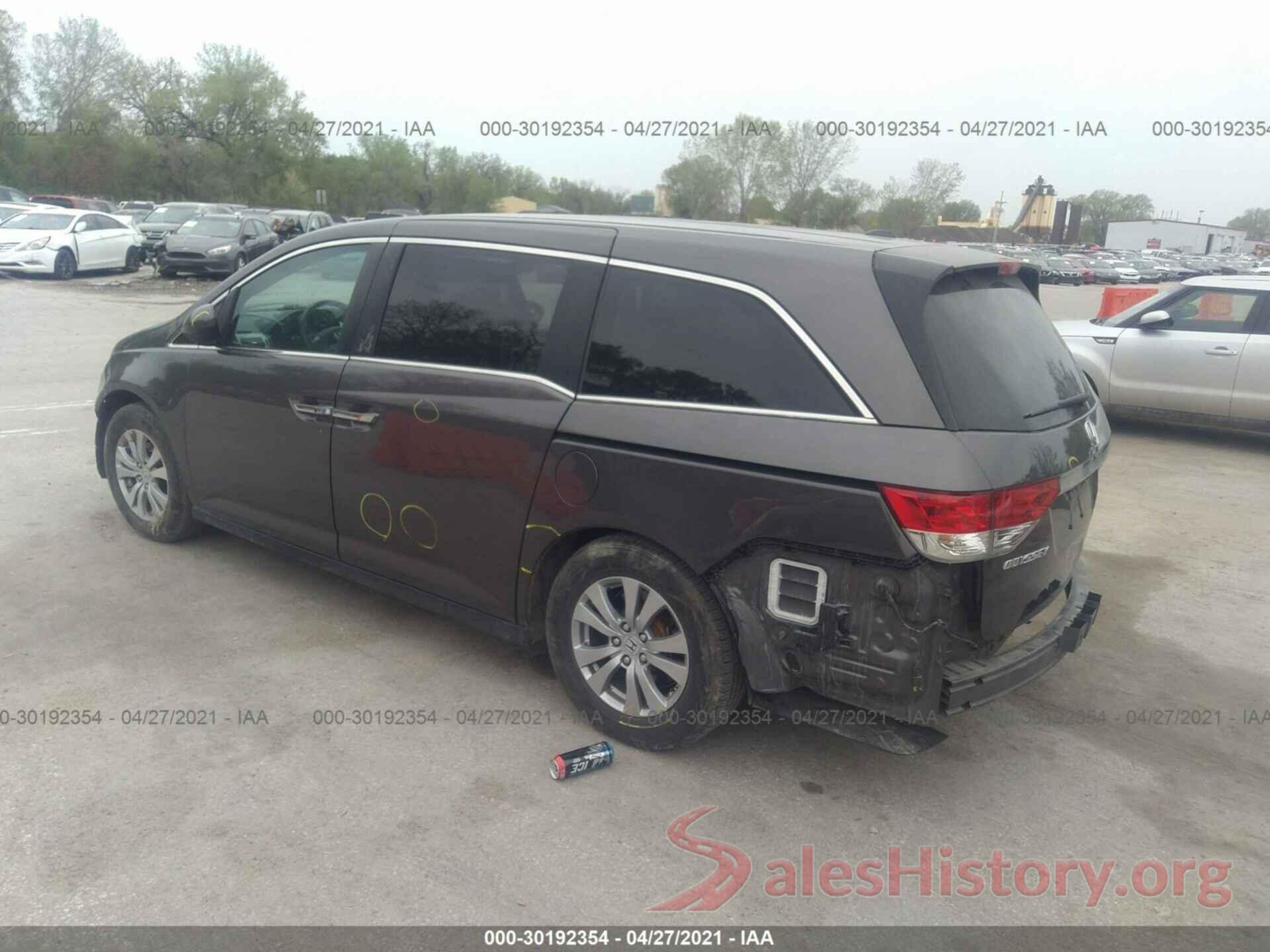 5FNRL5H6XGB109436 2016 HONDA ODYSSEY