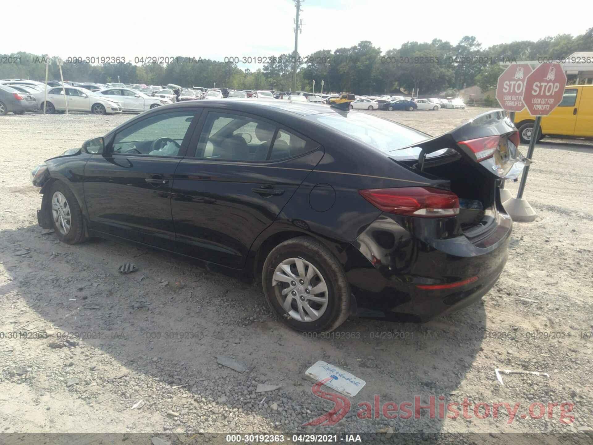 KMHD74LF4HU120534 2017 HYUNDAI ELANTRA