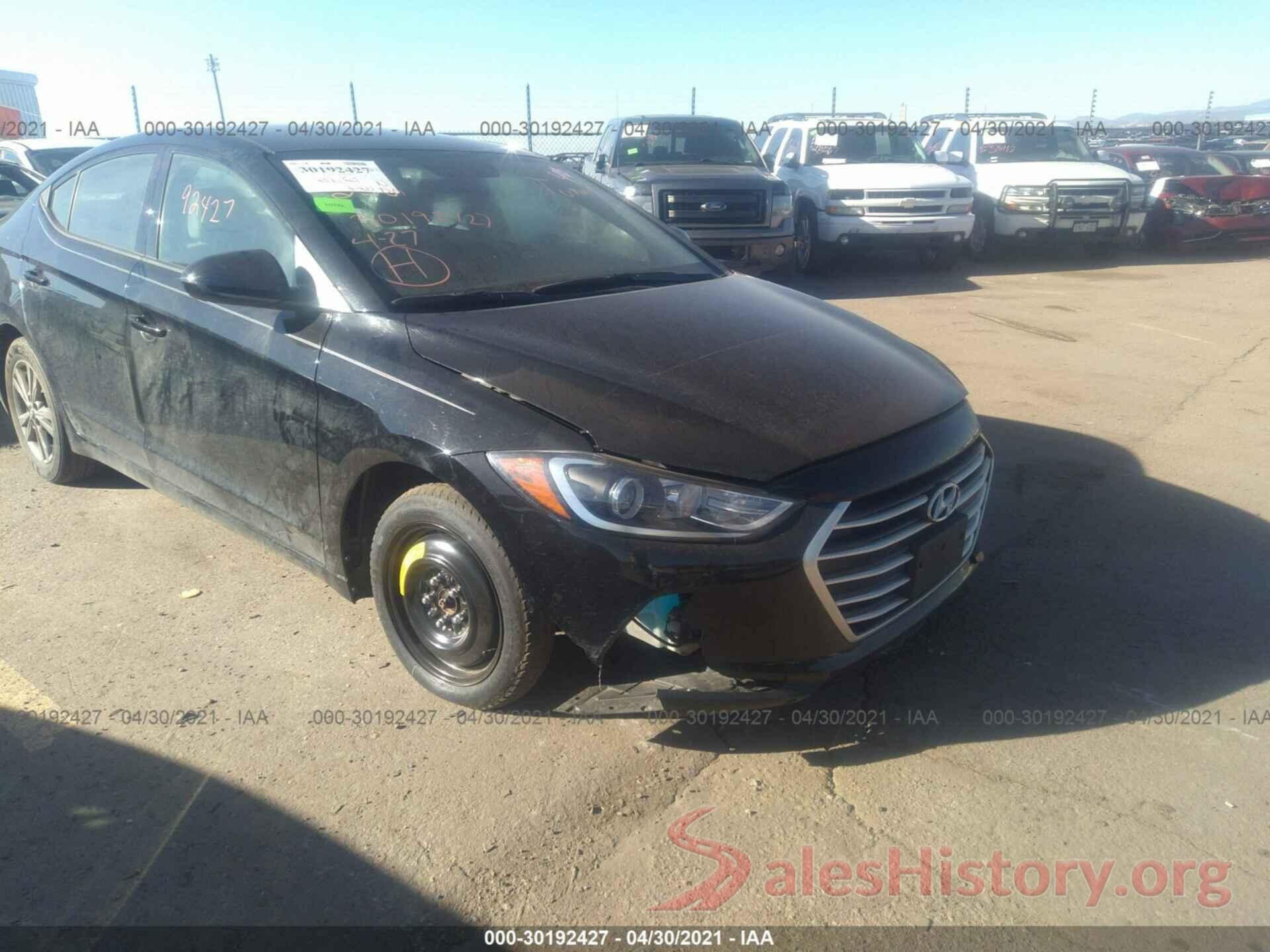 5NPD84LF6HH028692 2017 HYUNDAI ELANTRA