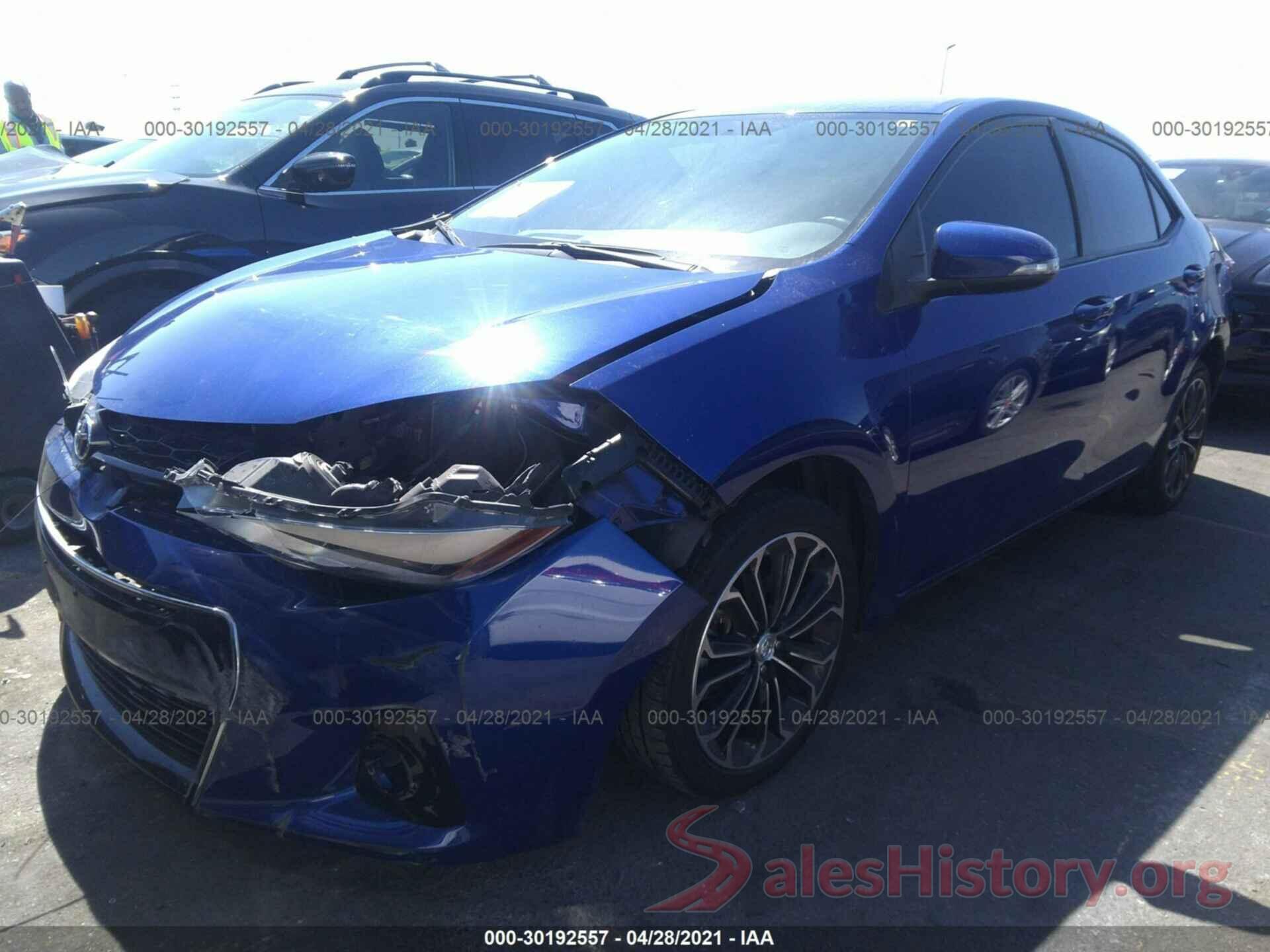 5YFBURHE5GP559951 2016 TOYOTA COROLLA