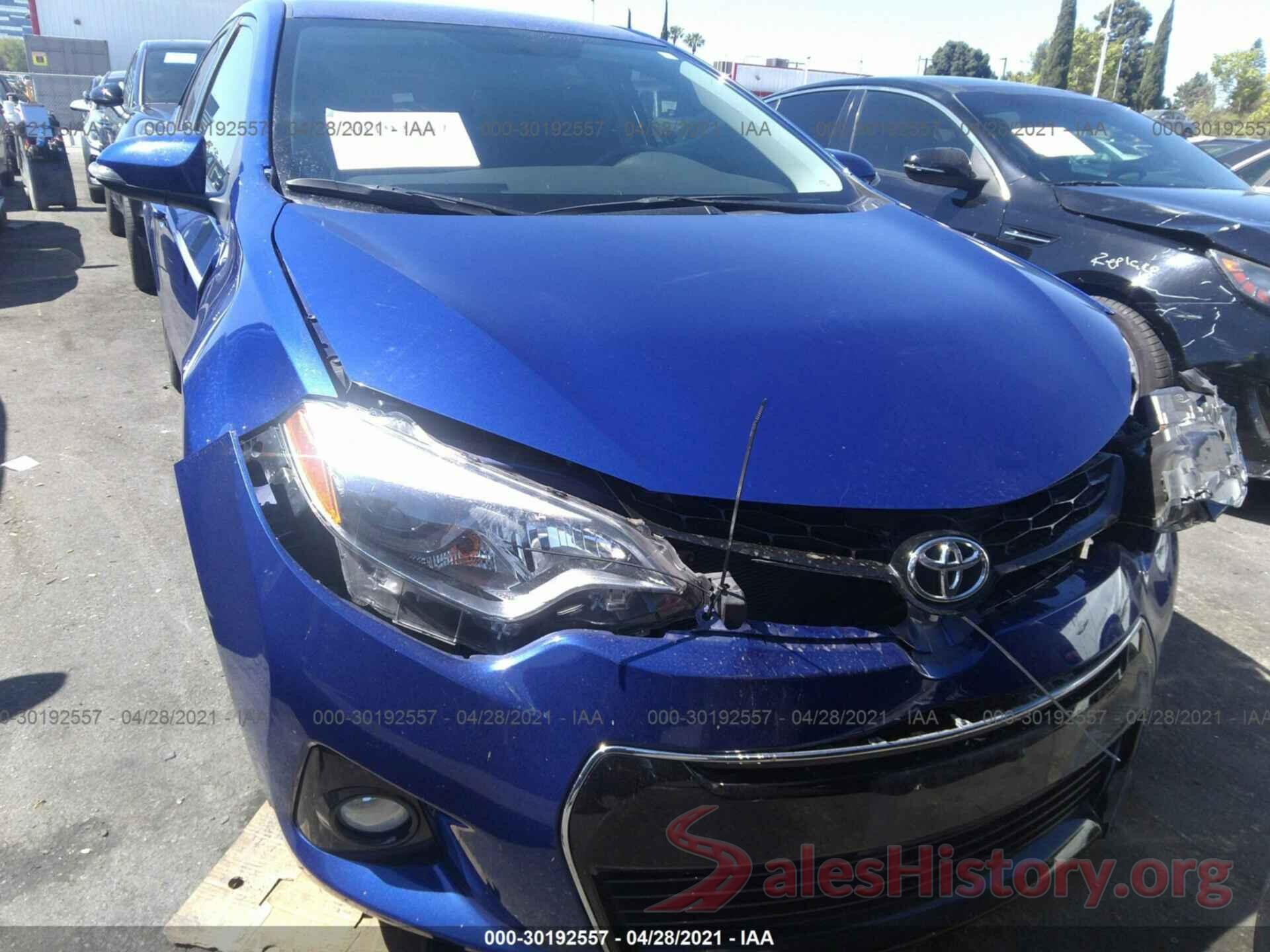 5YFBURHE5GP559951 2016 TOYOTA COROLLA