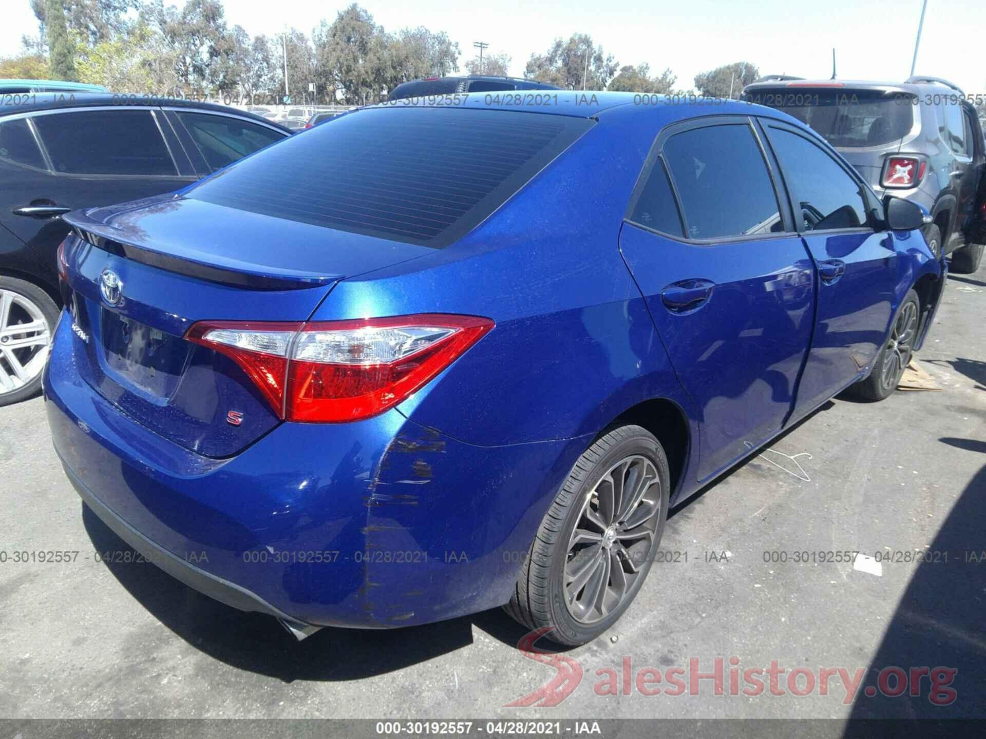 5YFBURHE5GP559951 2016 TOYOTA COROLLA