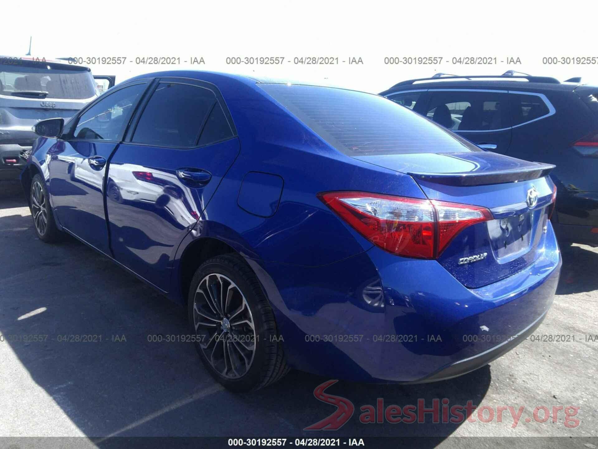 5YFBURHE5GP559951 2016 TOYOTA COROLLA