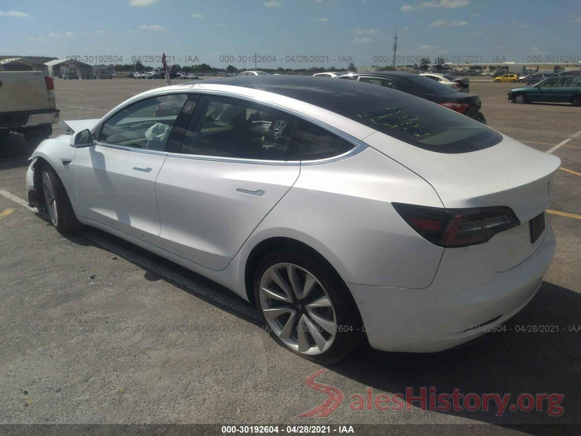 5YJ3E1EA7KF472562 2019 TESLA MODEL 3