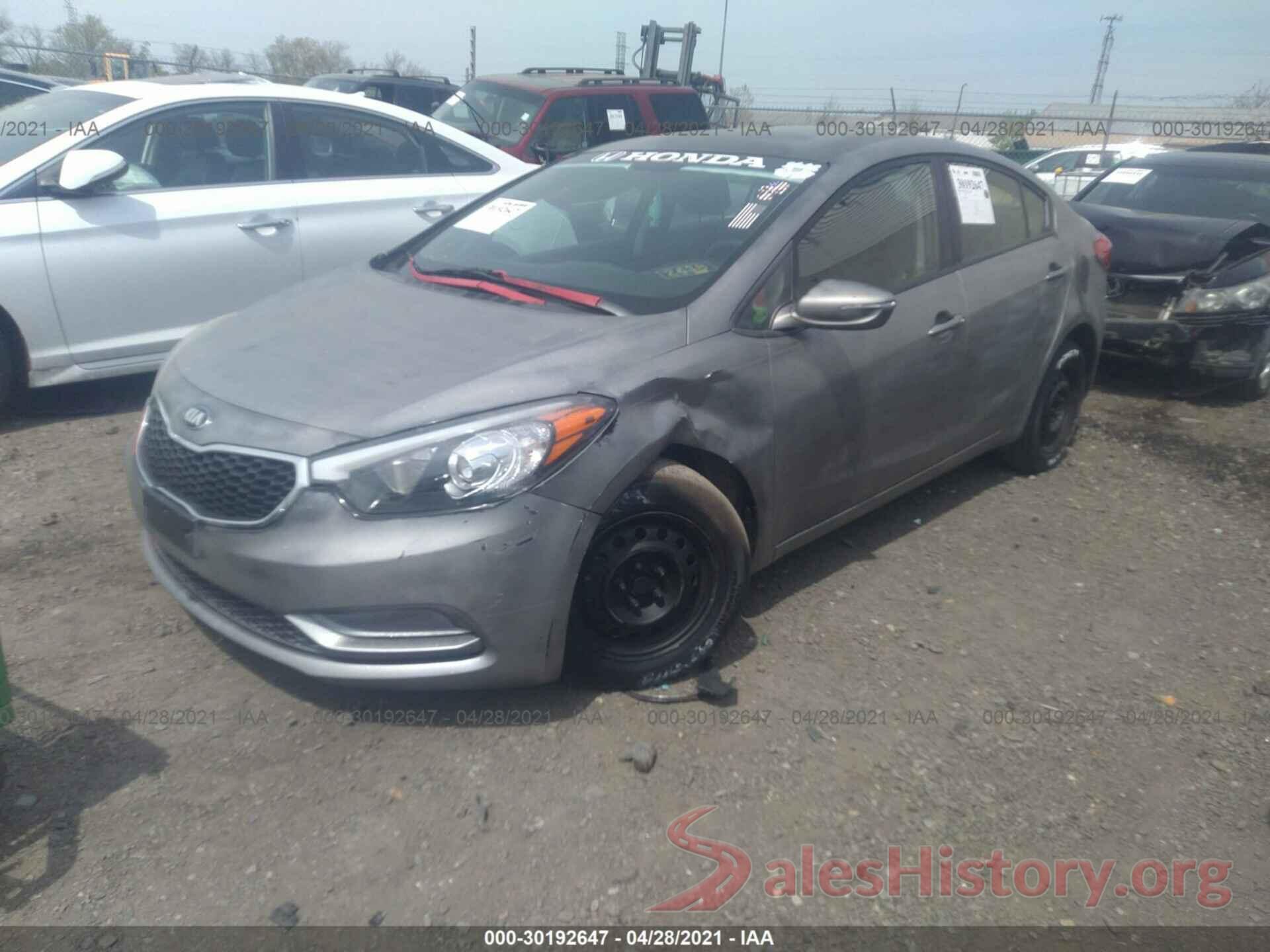 KNAFX4A63G5532675 2016 KIA FORTE