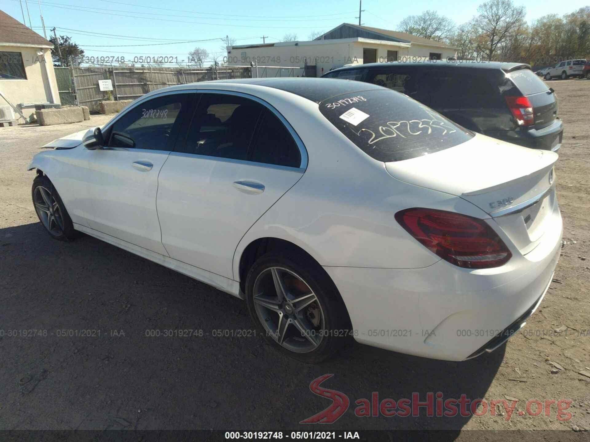 55SWF4KB3GU101543 2016 MERCEDES-BENZ C-CLASS