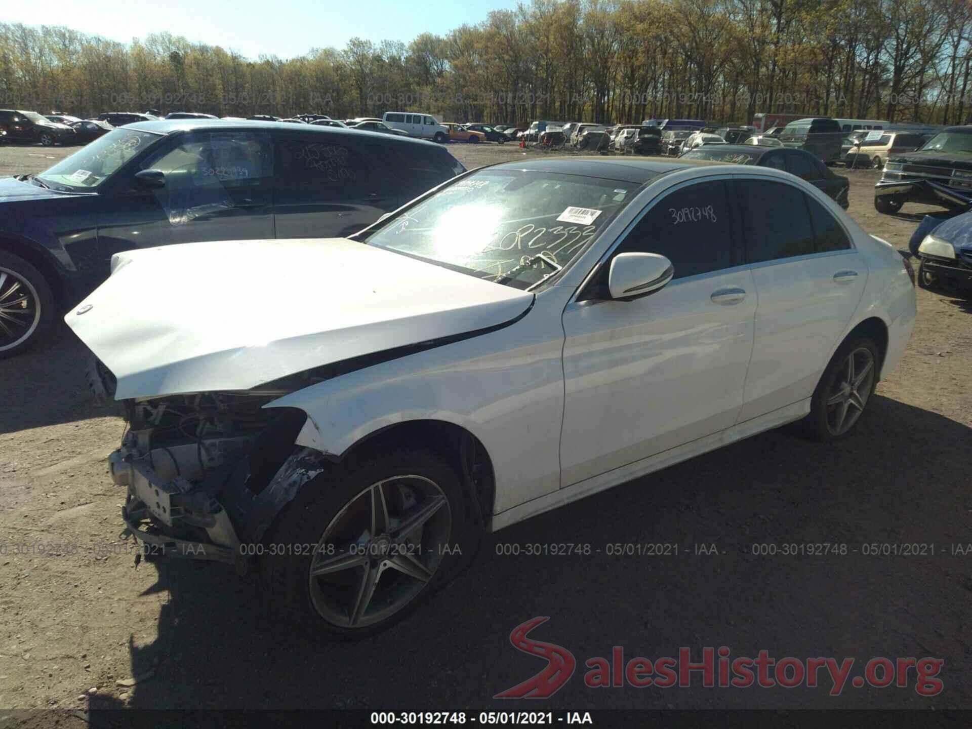 55SWF4KB3GU101543 2016 MERCEDES-BENZ C-CLASS