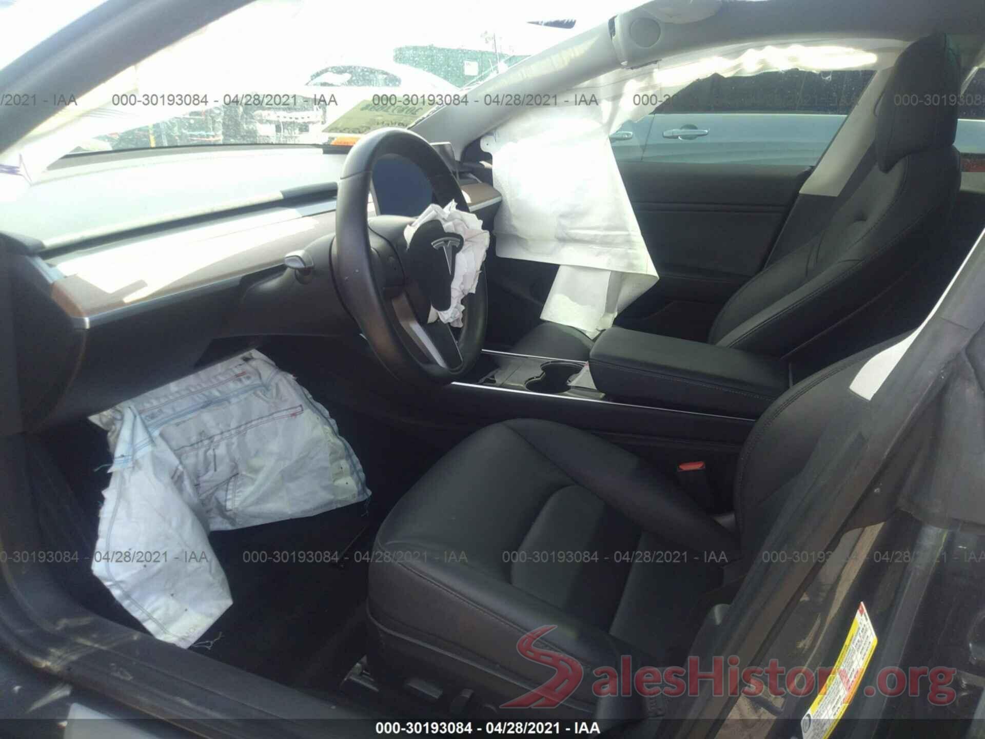 5YJ3E1EB8KF209599 2019 TESLA MODEL 3