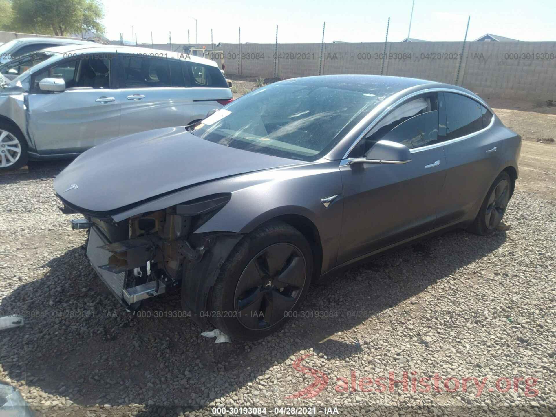 5YJ3E1EB8KF209599 2019 TESLA MODEL 3