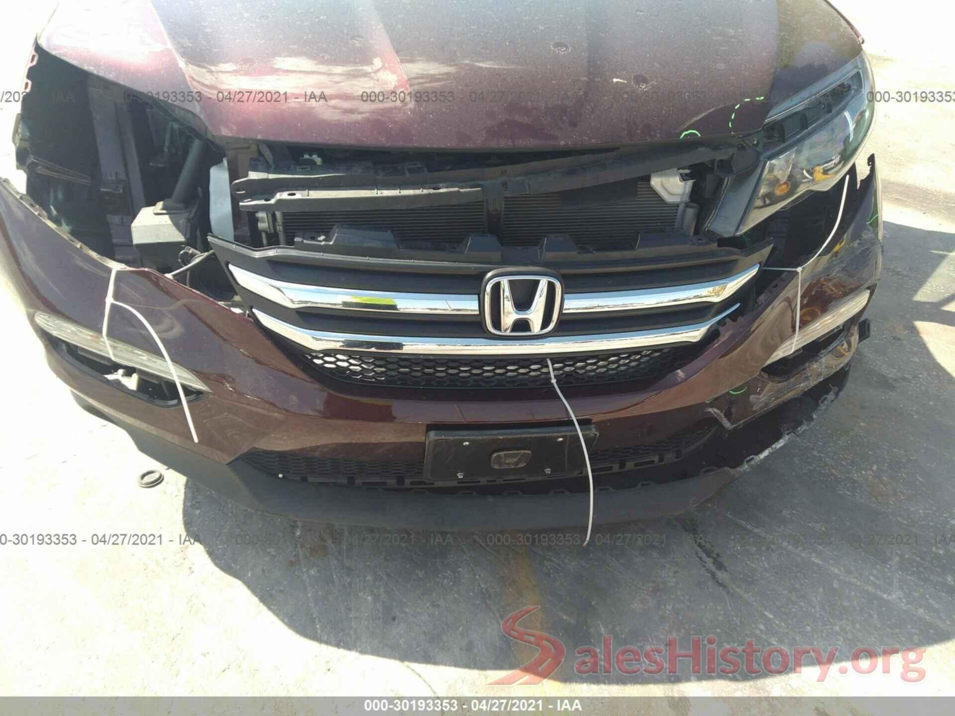 5FNYF5H5XHB037293 2017 HONDA PILOT