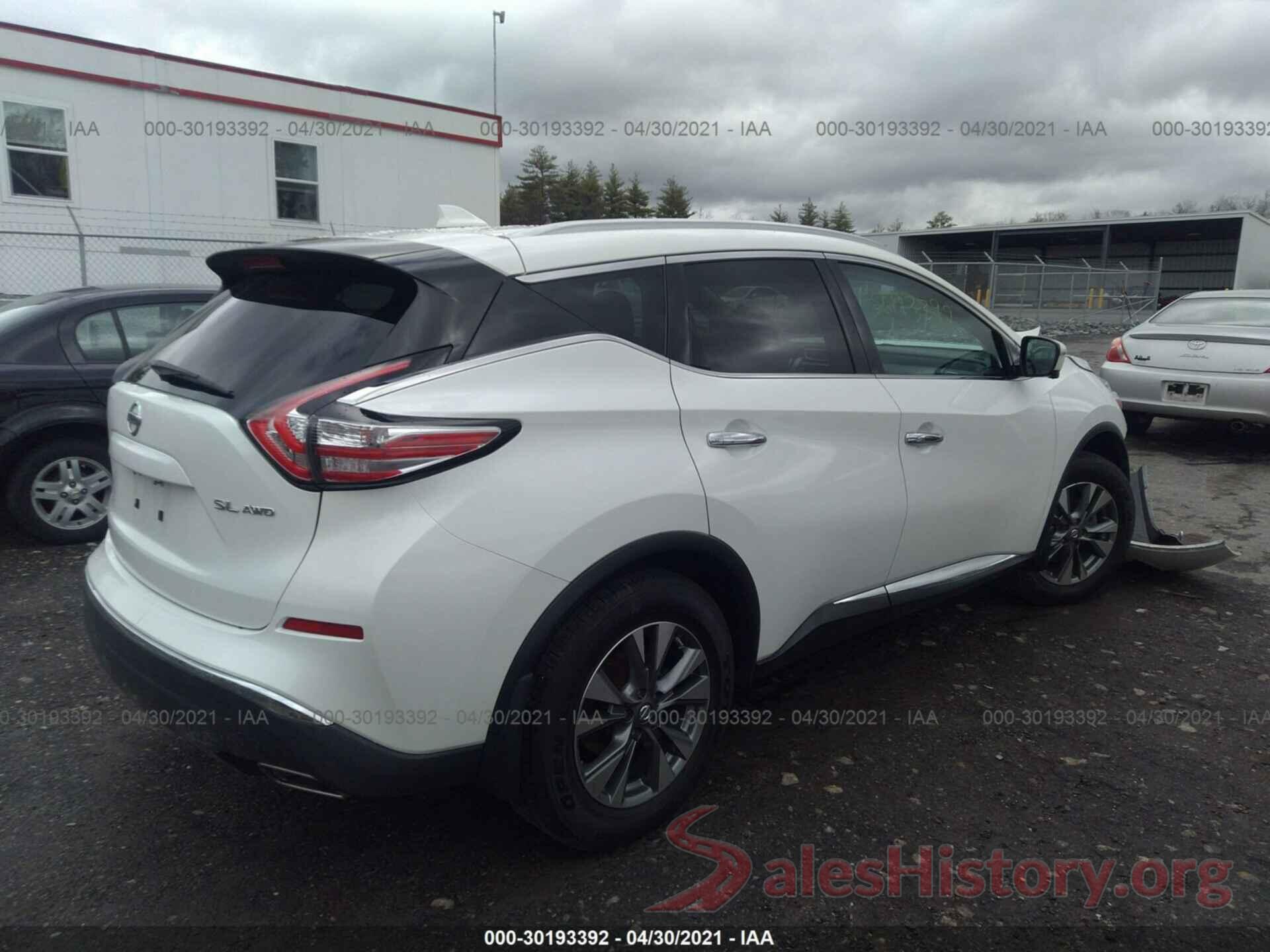 5N1AZ2MH7GN157605 2016 NISSAN MURANO