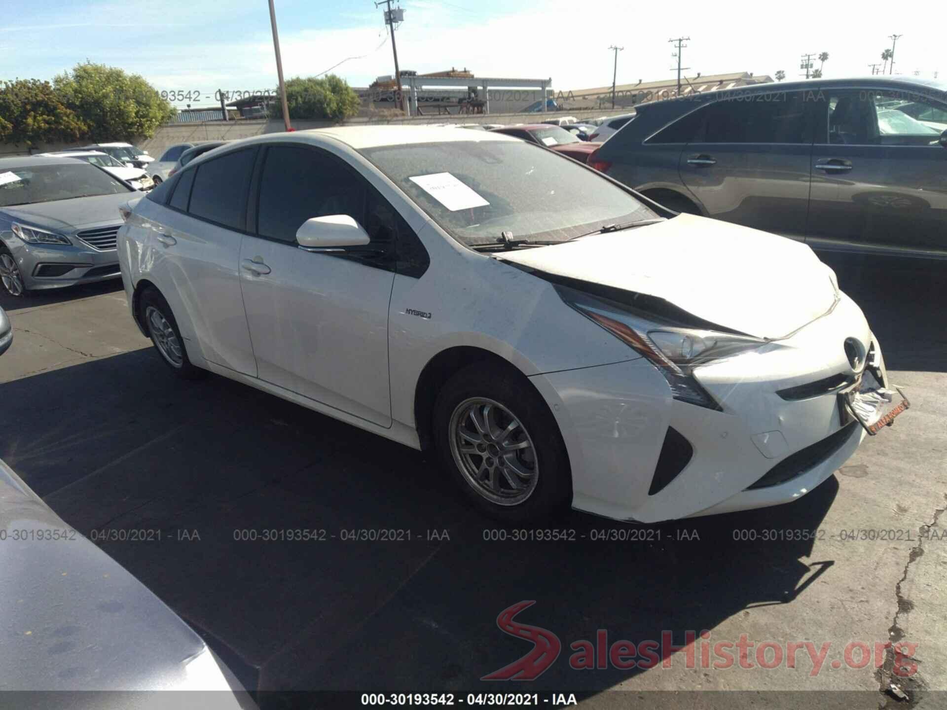 JTDKBRFU6H3560312 2017 TOYOTA PRIUS