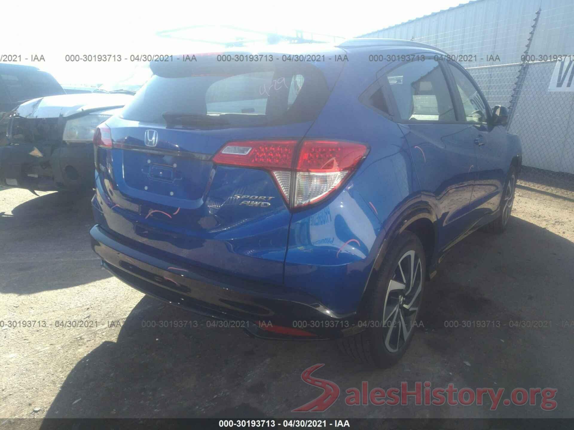 3CZRU6H18LM721450 2020 HONDA HR-V