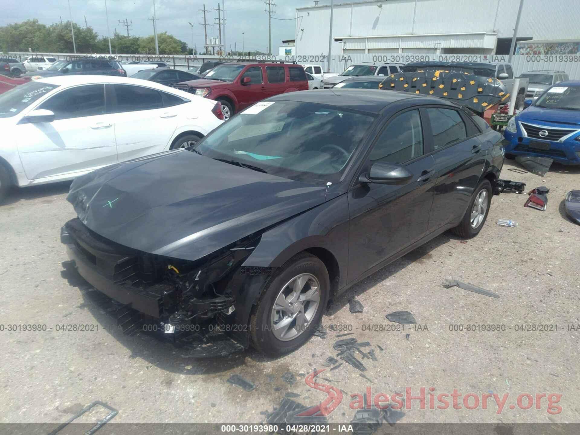 5NPLL4AGXMH023205 2021 HYUNDAI ELANTRA