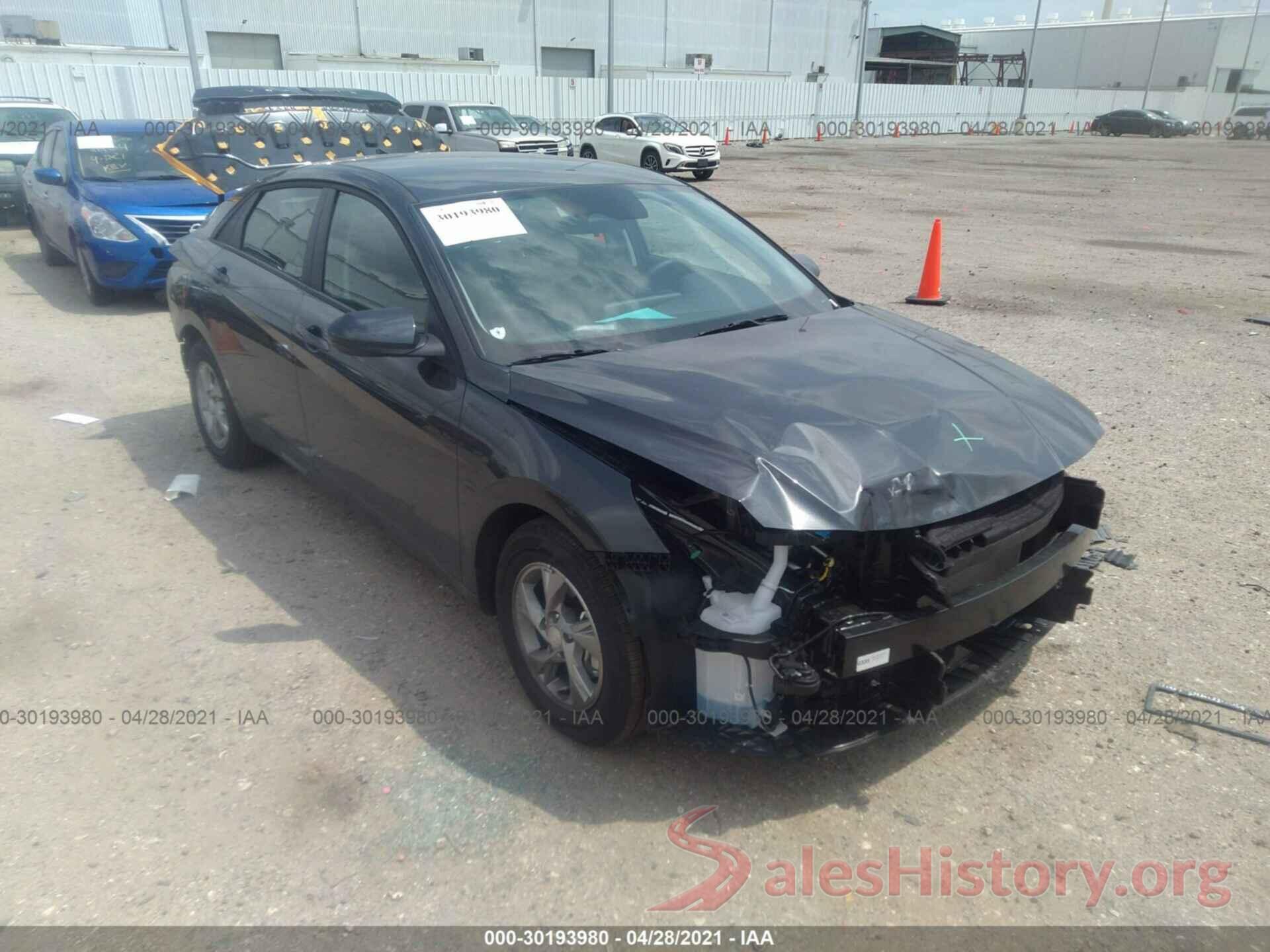 5NPLL4AGXMH023205 2021 HYUNDAI ELANTRA