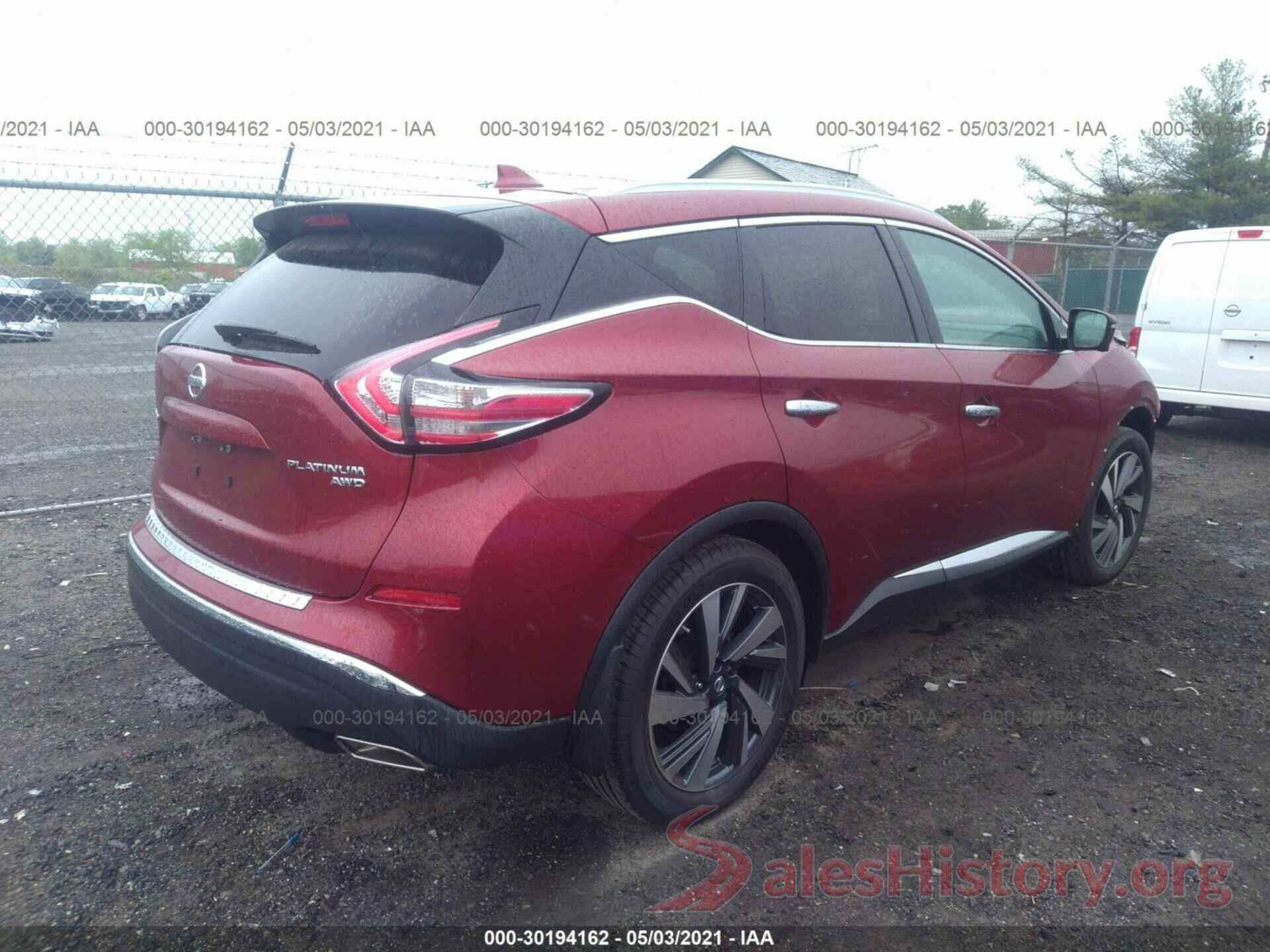 5N1AZ2MHXJN111483 2018 NISSAN MURANO