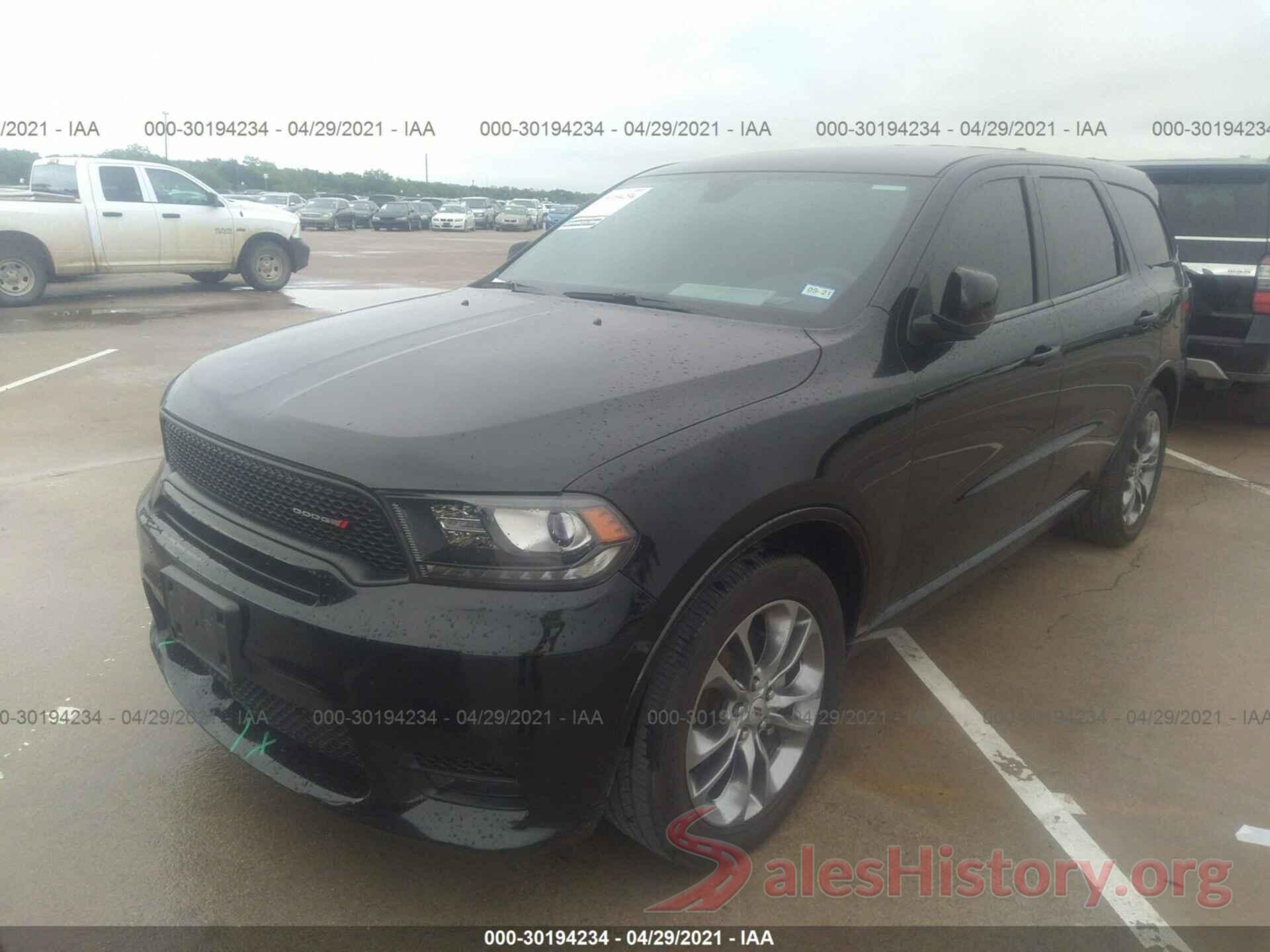 1C4RDHDG4KC769491 2019 DODGE DURANGO