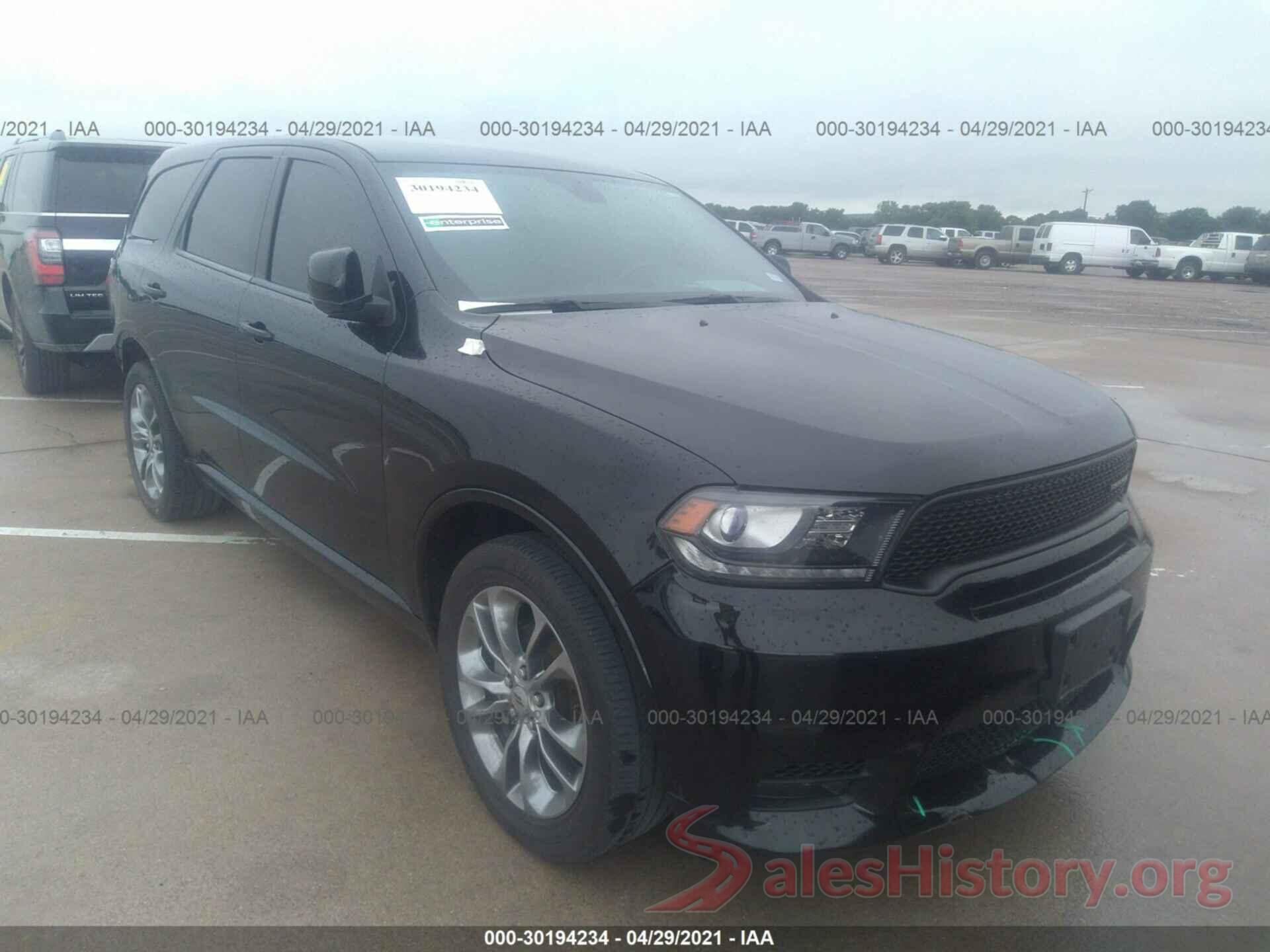 1C4RDHDG4KC769491 2019 DODGE DURANGO