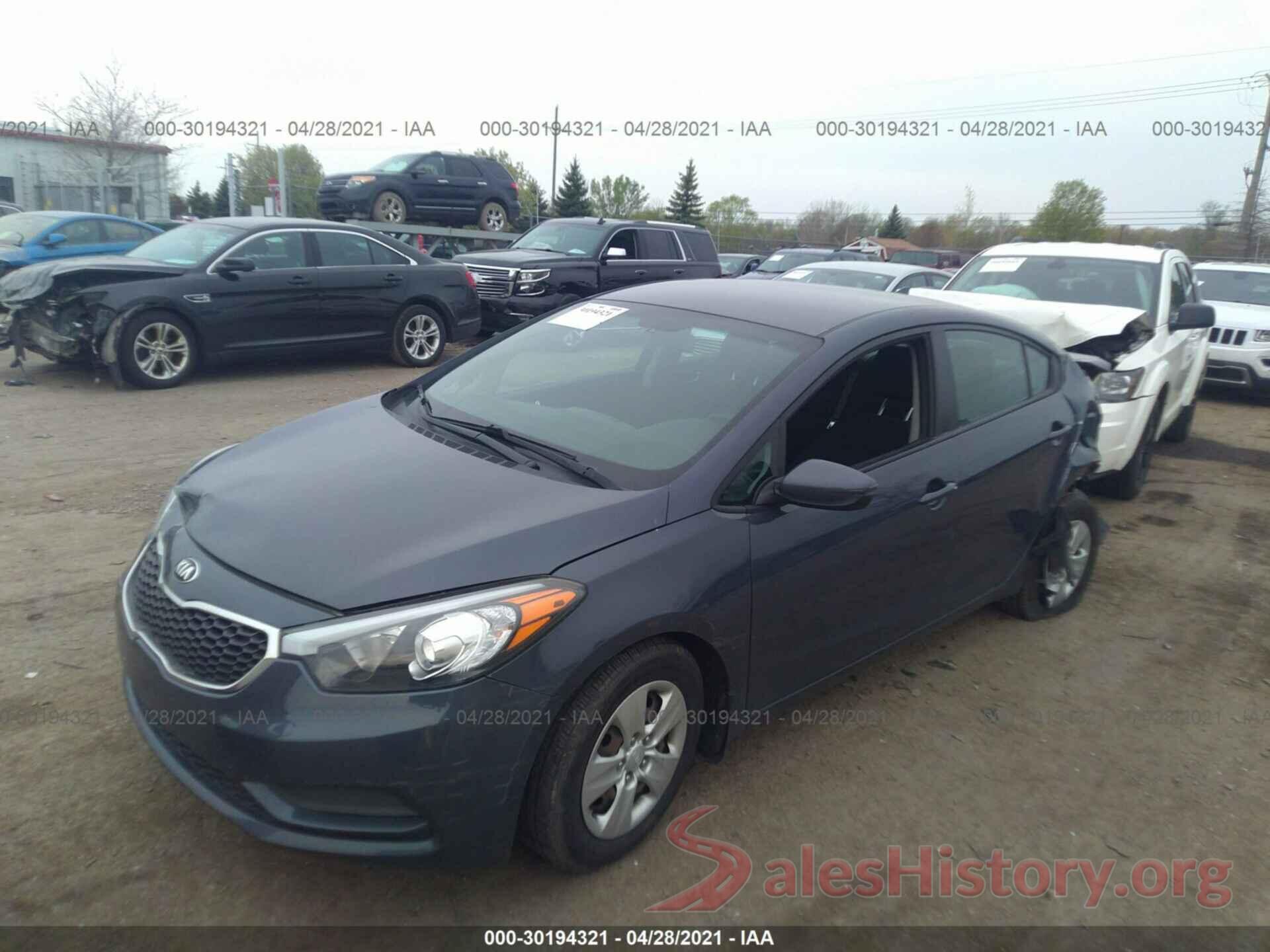 KNAFK4A69G5475431 2016 KIA FORTE