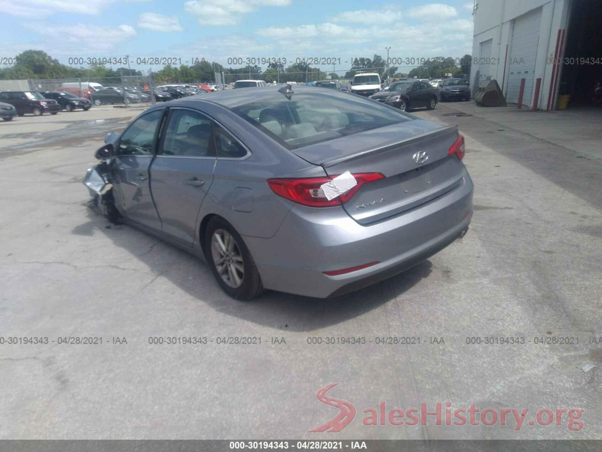 5NPE24AF0HH572727 2017 HYUNDAI SONATA