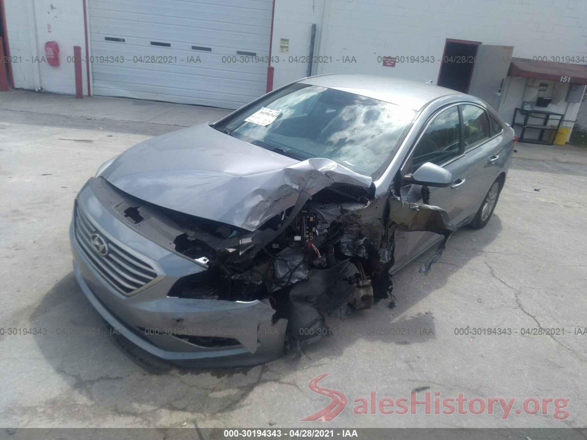 5NPE24AF0HH572727 2017 HYUNDAI SONATA