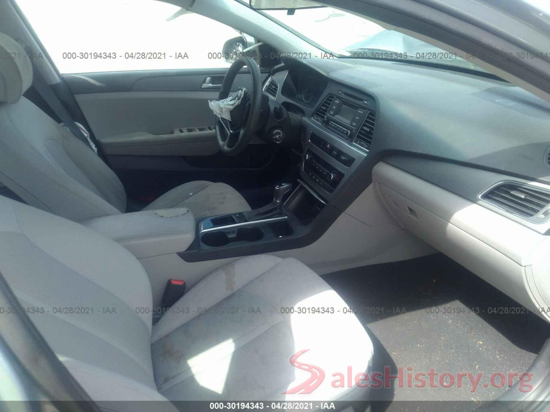 5NPE24AF0HH572727 2017 HYUNDAI SONATA