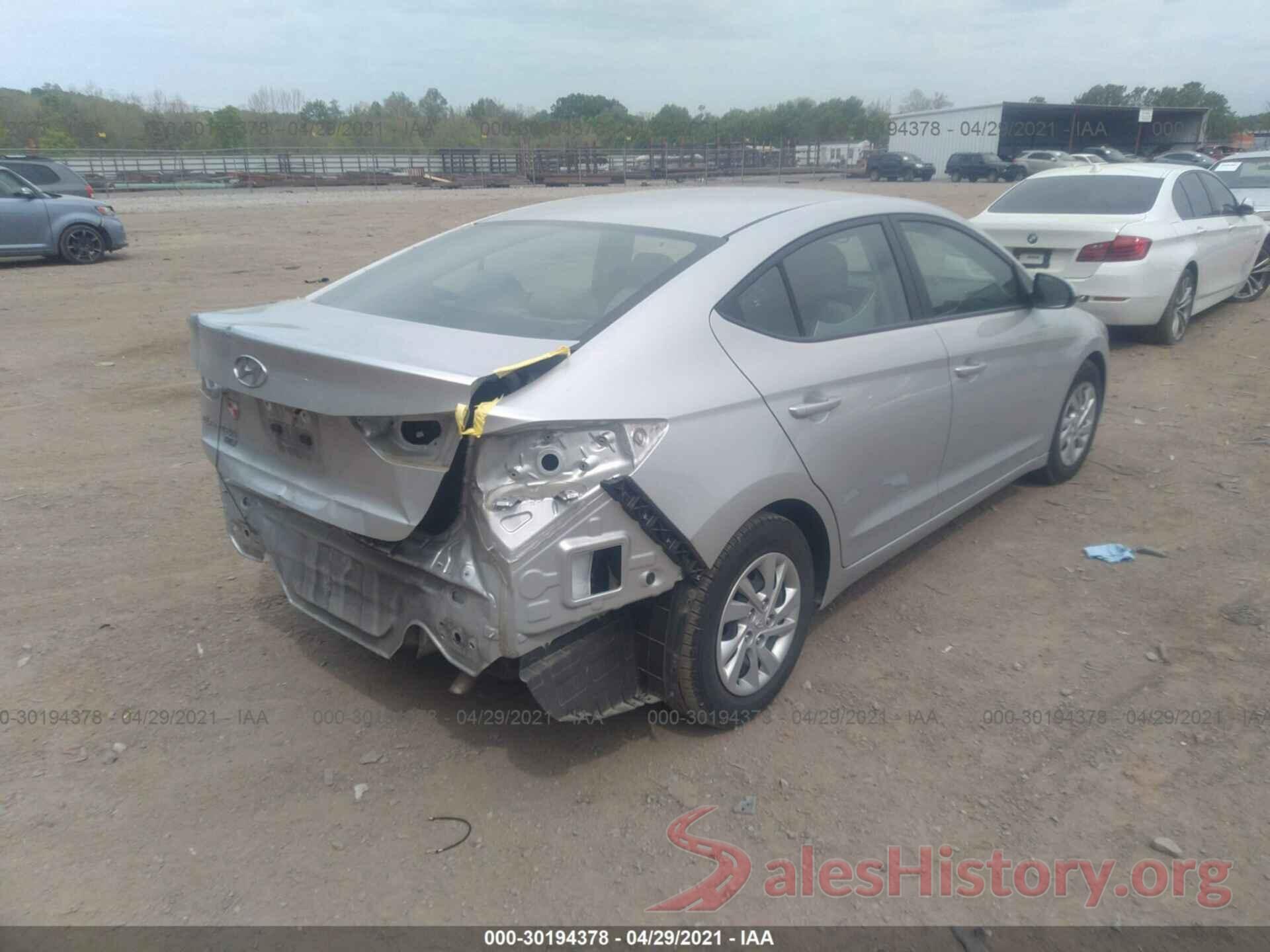 5NPD74LF4JH345444 2018 HYUNDAI ELANTRA