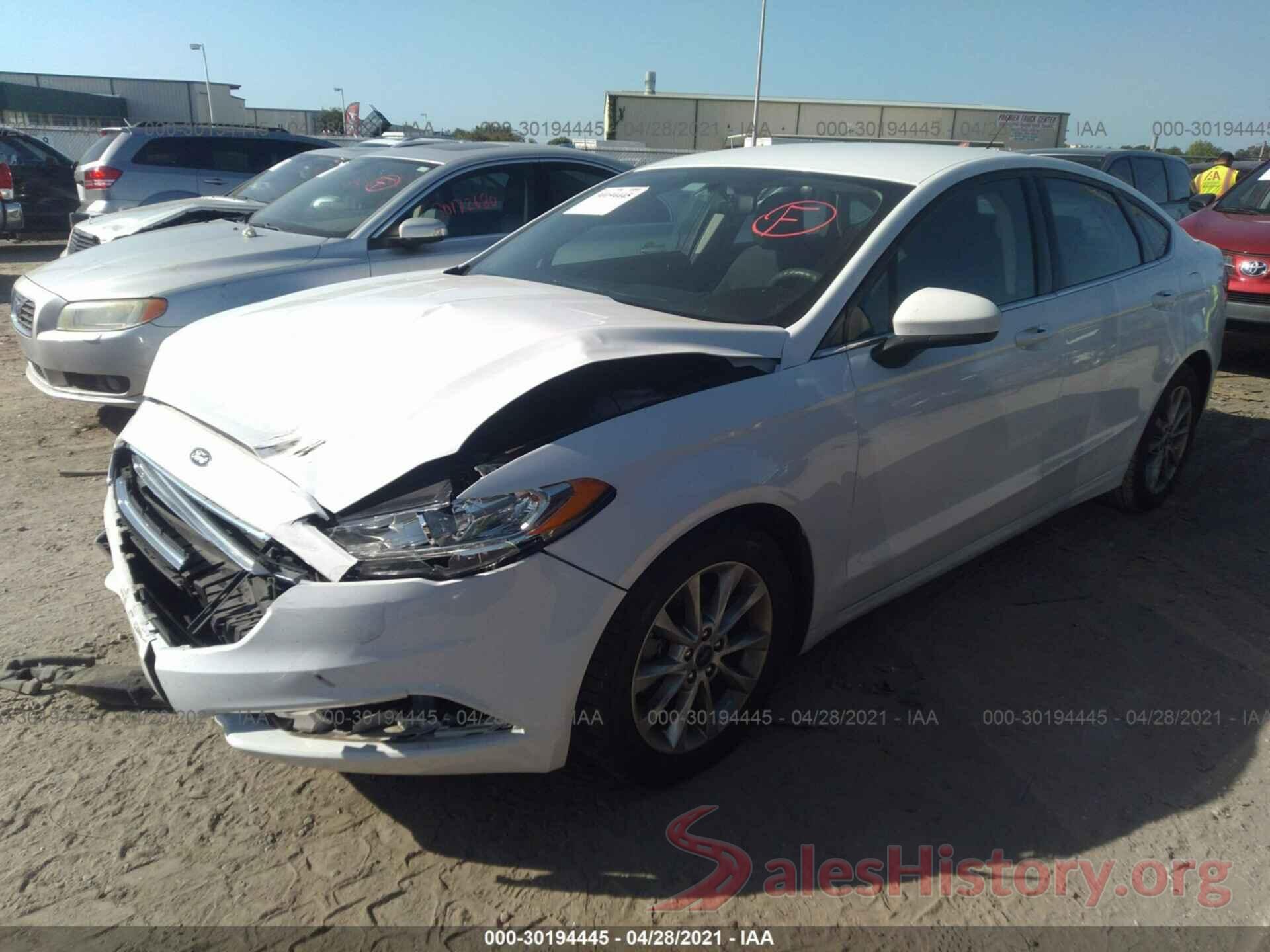 3FA6P0H77HR301535 2017 FORD FUSION