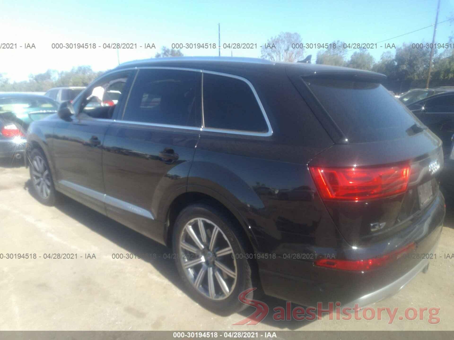 WA1LAAF73KD020091 2019 AUDI Q7