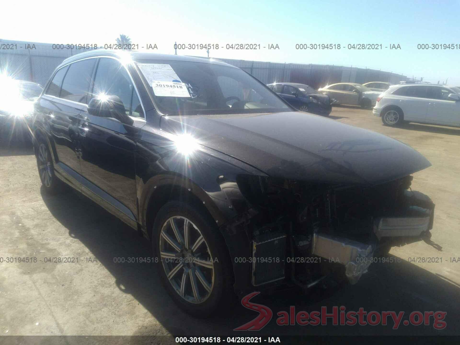 WA1LAAF73KD020091 2019 AUDI Q7