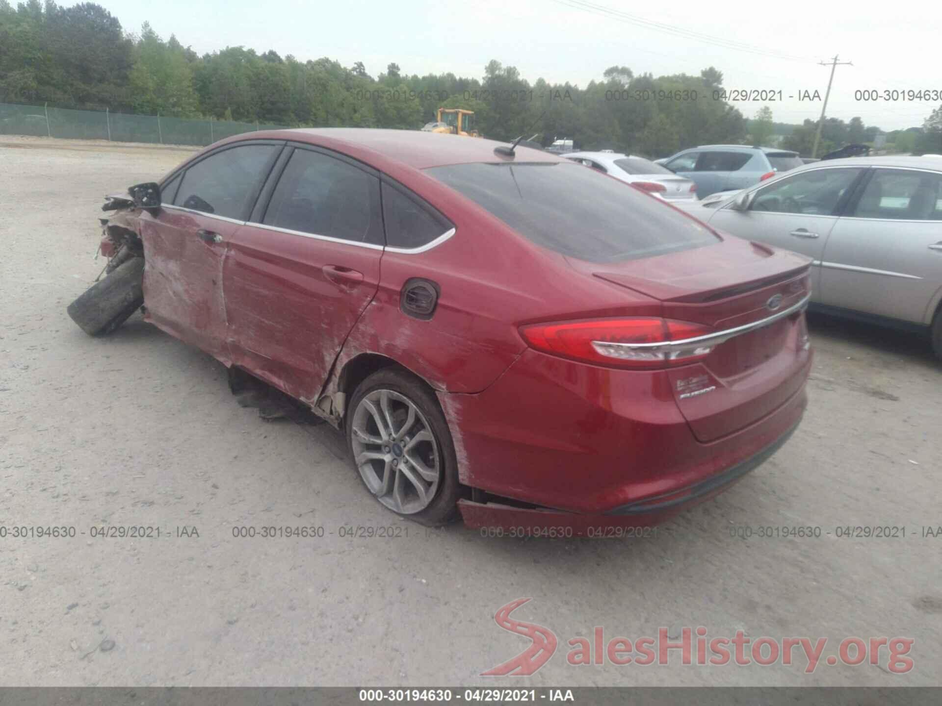 3FA6P0HD3HR219095 2017 FORD FUSION