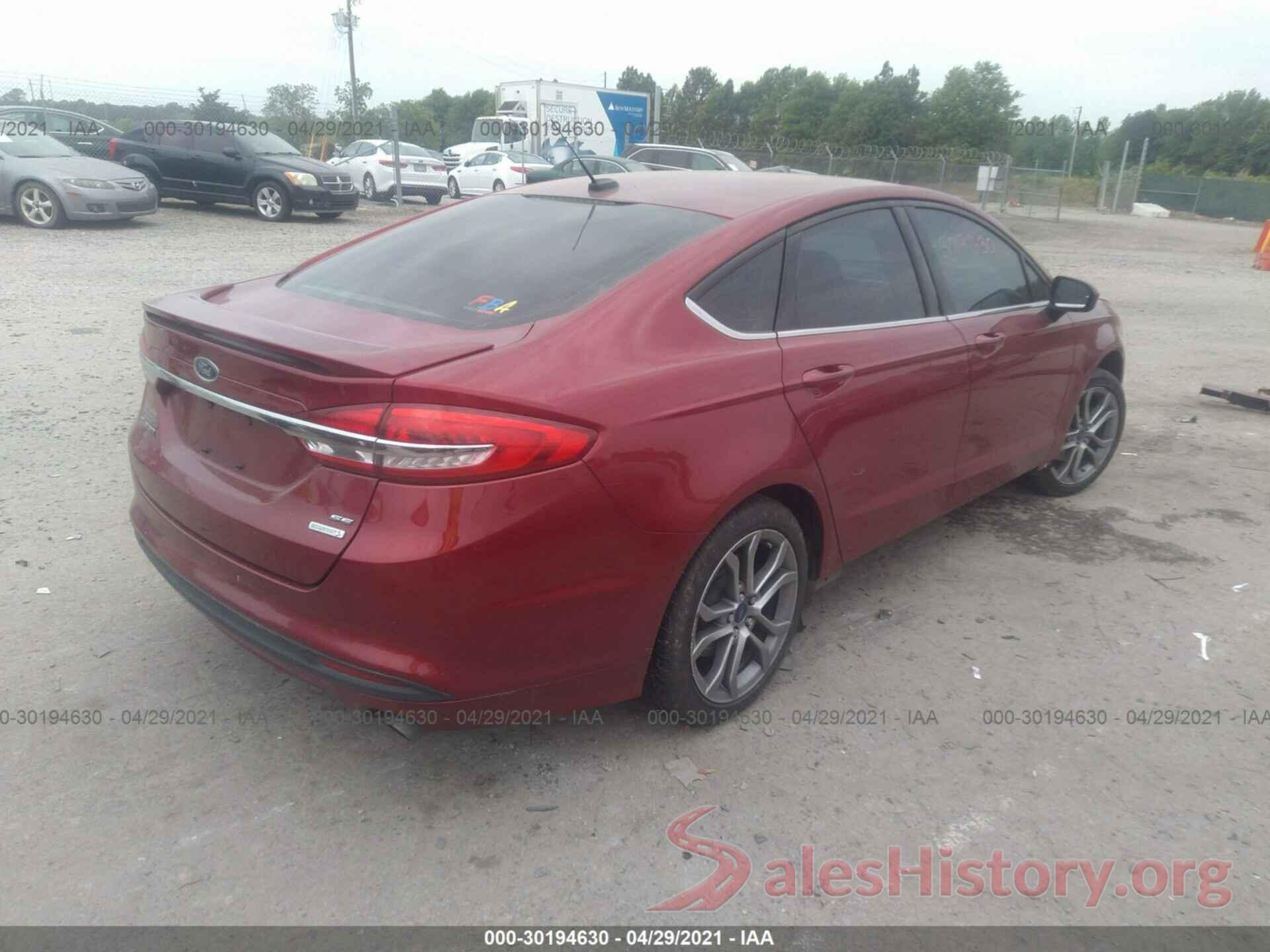 3FA6P0HD3HR219095 2017 FORD FUSION