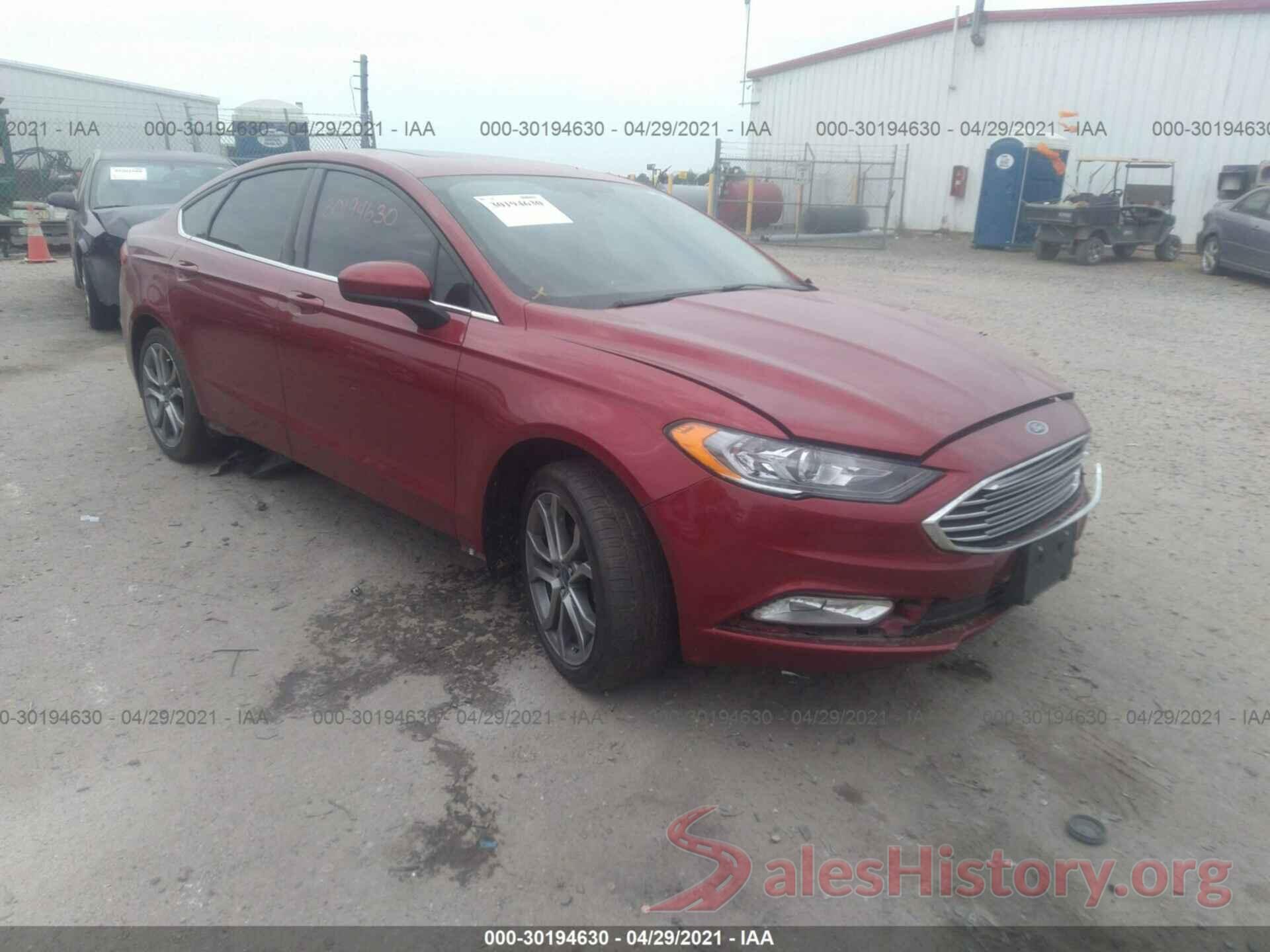 3FA6P0HD3HR219095 2017 FORD FUSION