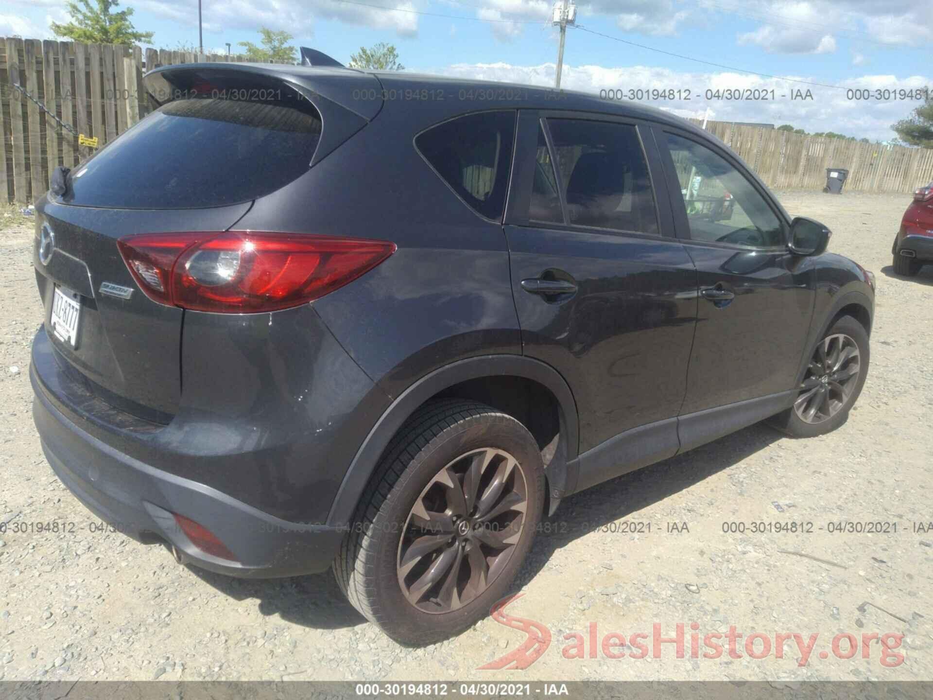 JM3KE4DYXG0708727 2016 MAZDA CX-5