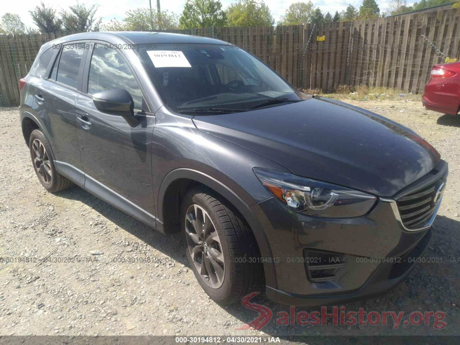 JM3KE4DYXG0708727 2016 MAZDA CX-5