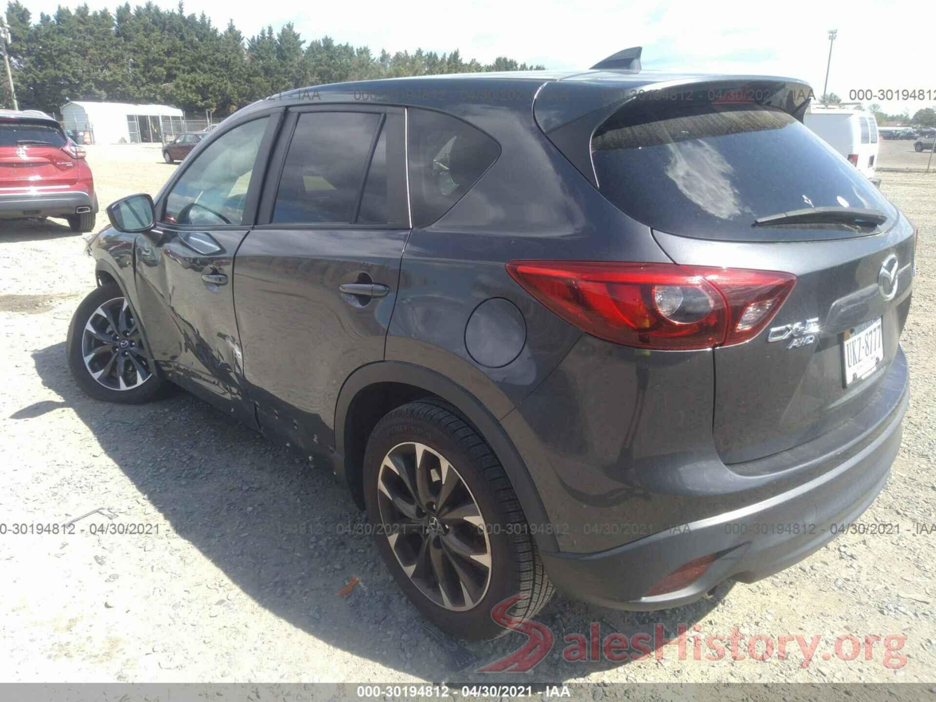 JM3KE4DYXG0708727 2016 MAZDA CX-5