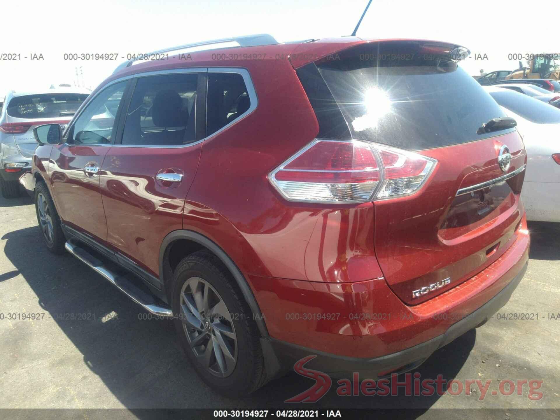 5N1AT2MT0GC746321 2016 NISSAN ROGUE