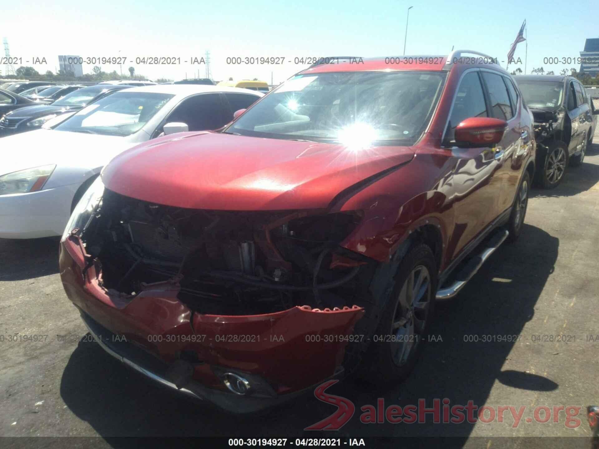 5N1AT2MT0GC746321 2016 NISSAN ROGUE