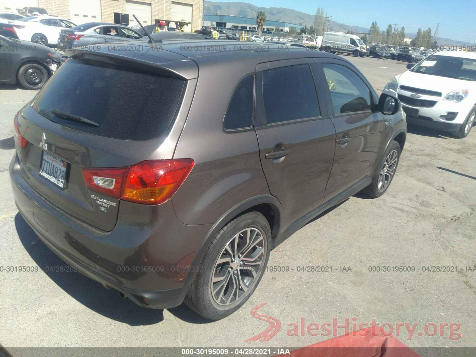 JA4AP3AW3GZ048435 2016 MITSUBISHI OUTLANDER SPORT